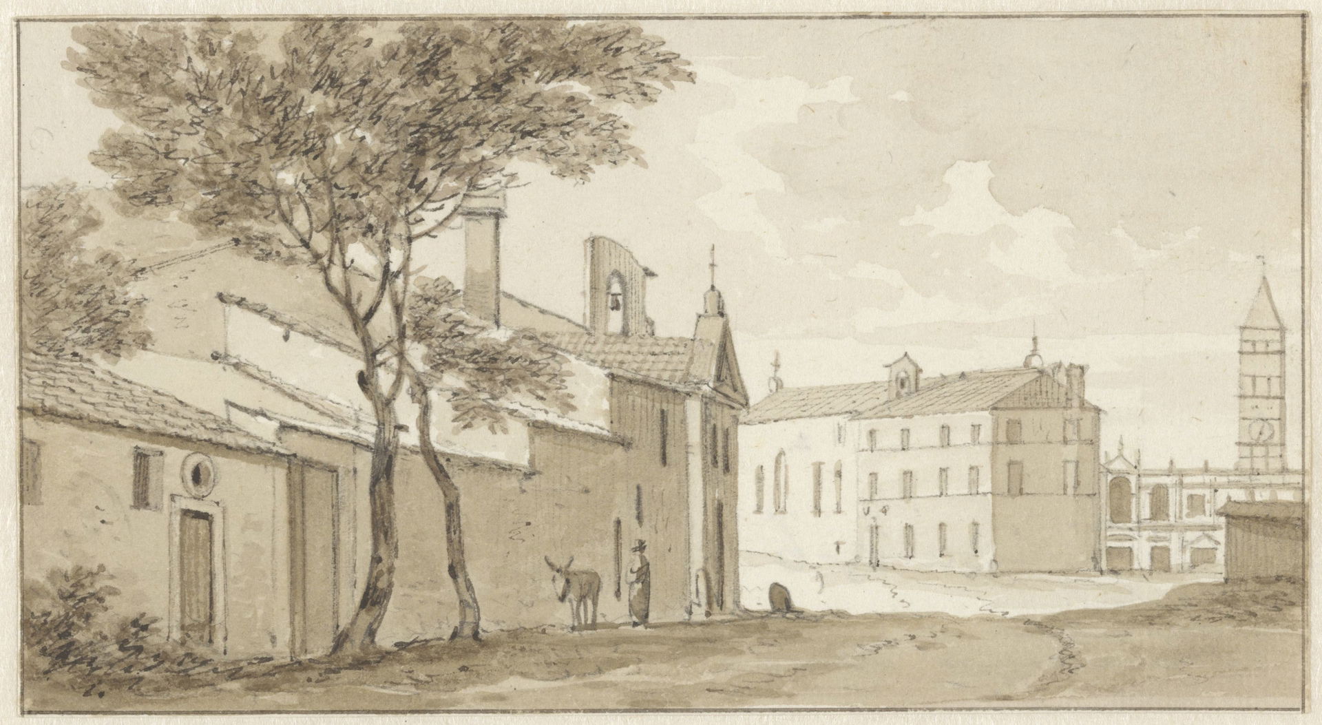 IdentificatieTitel(s): Gezicht op Rome, met de kerken van S. Gi…