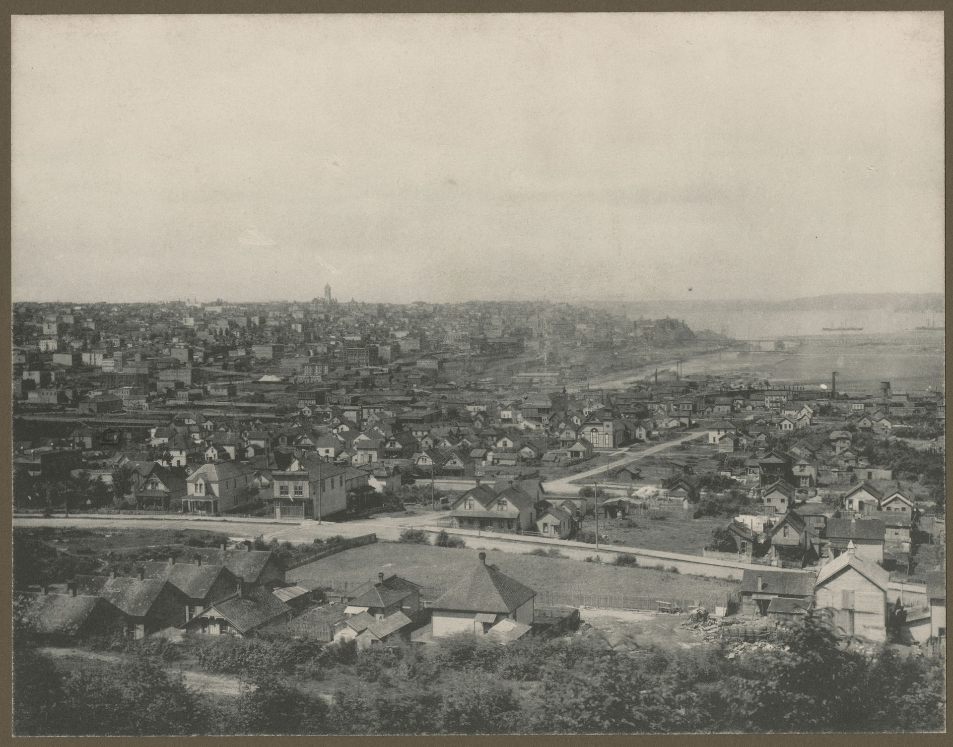 Transcribed from photograph: "View of Tacoma." View of Tacoma f…