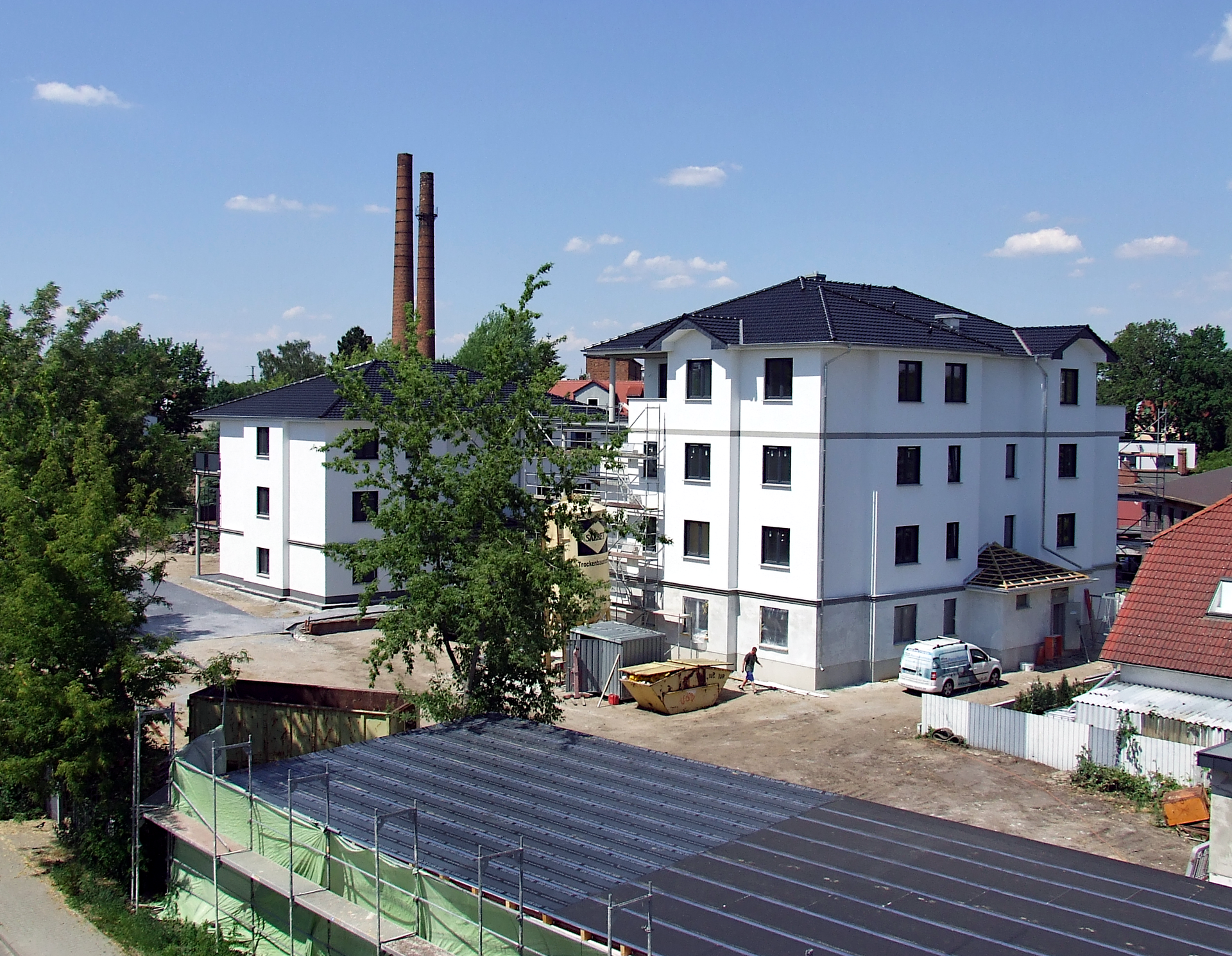 Construction of two residential buildings at Ackerstraße in Cot…
