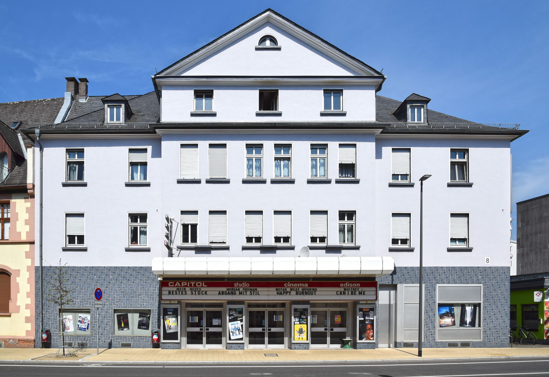 Die Kinos studio, cinema, Edison und CAPITOL in Marburg, Biegen…