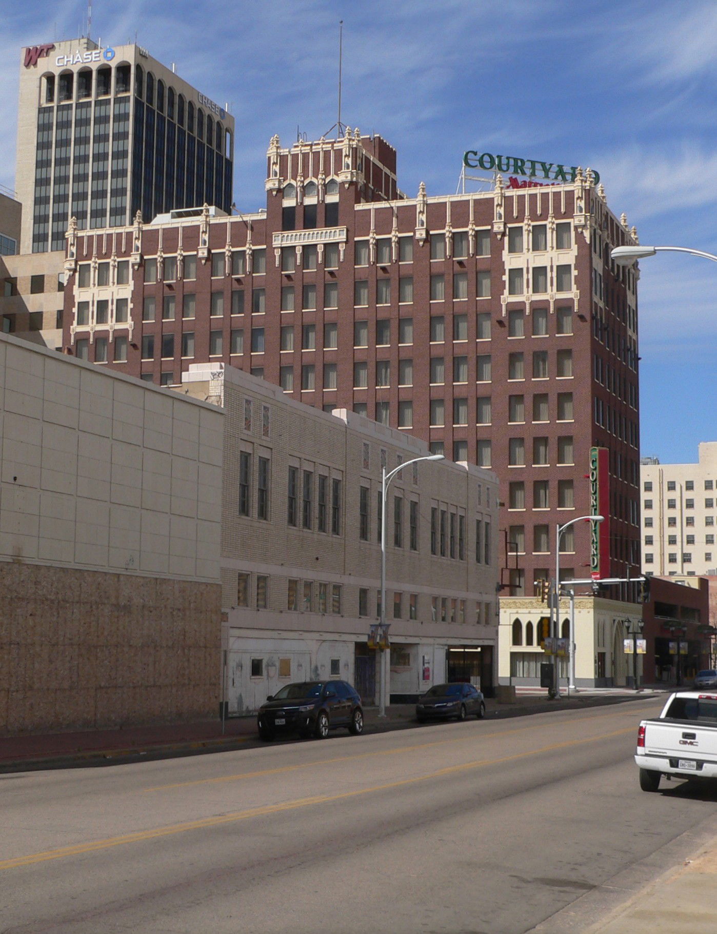 Marriott Courtyard Downtown Amarillo, formerly Fisk Building, a…
