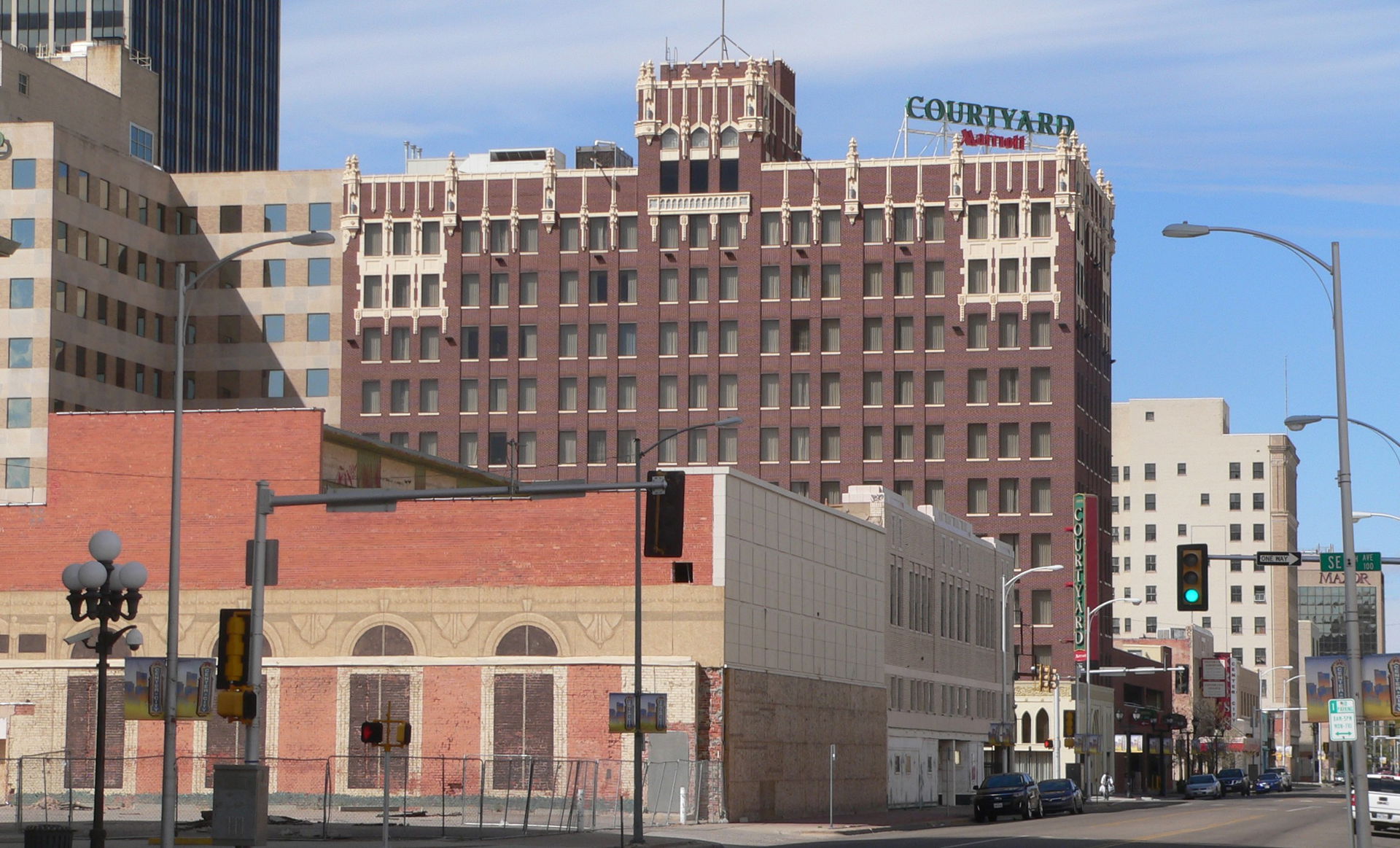 Marriott Courtyard Downtown Amarillo, formerly Fisk Building, a…