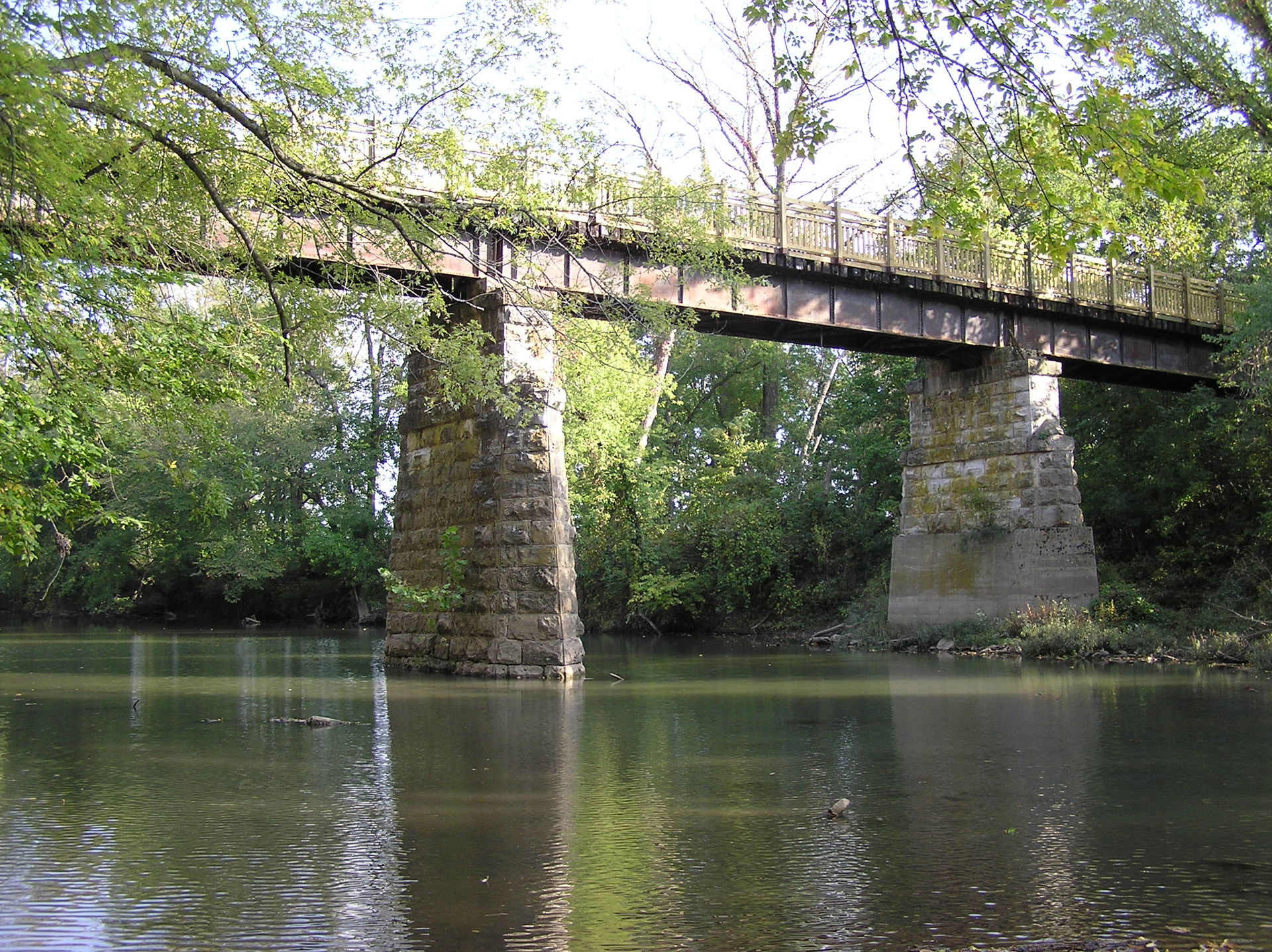 The second longest bridge on the Frisco Highline Trail, which c…