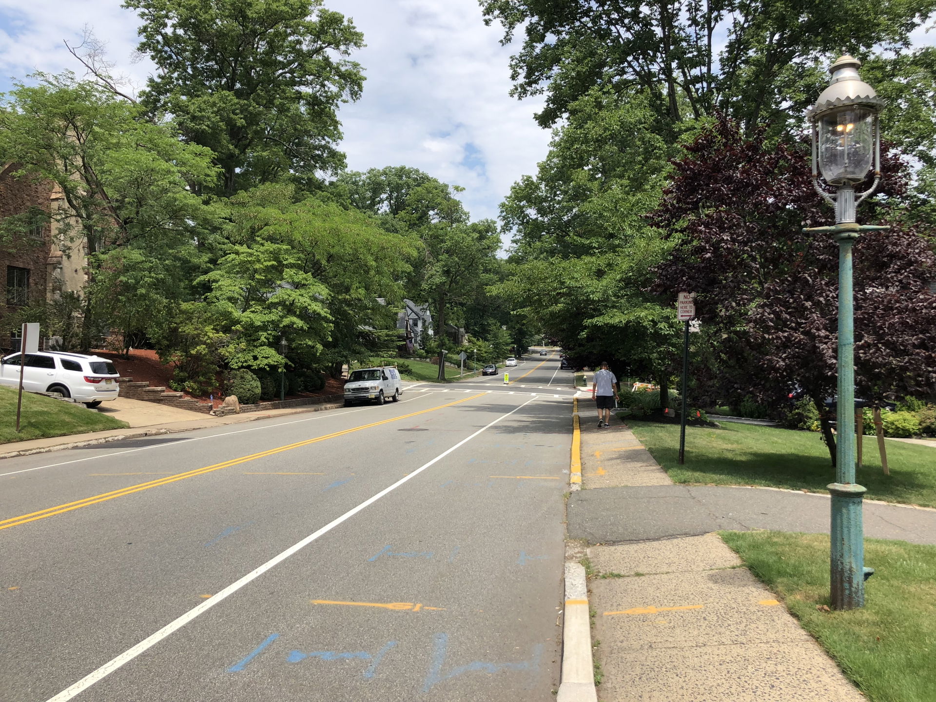 View north along Essex County Route 577 (Wyoming Avenue) just s…