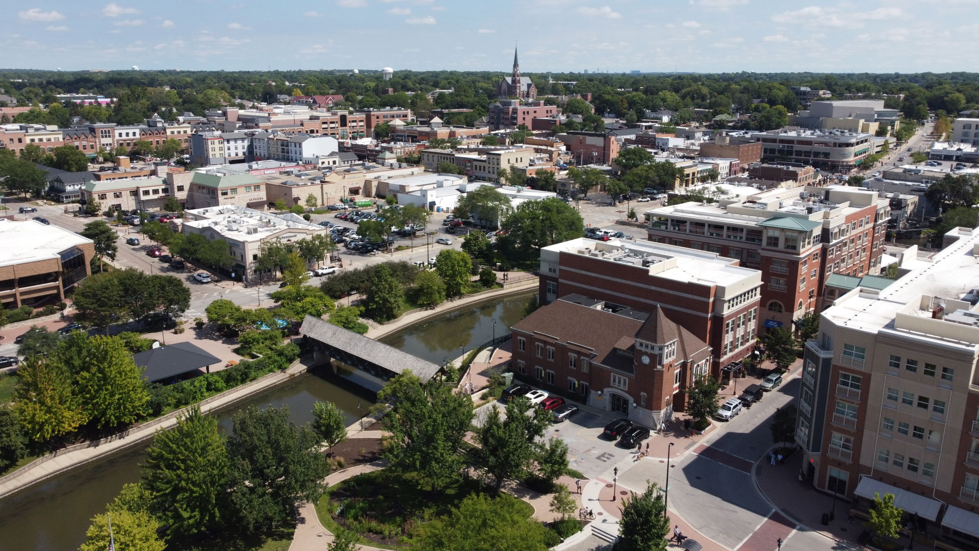 Downtown Naperville view 2