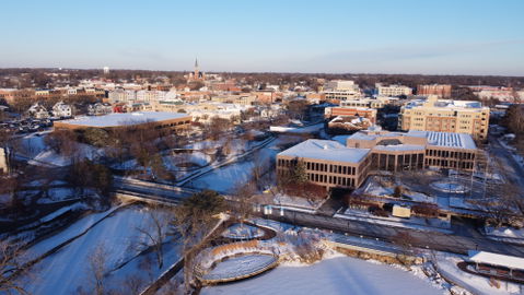 Downtown Naperville view 1