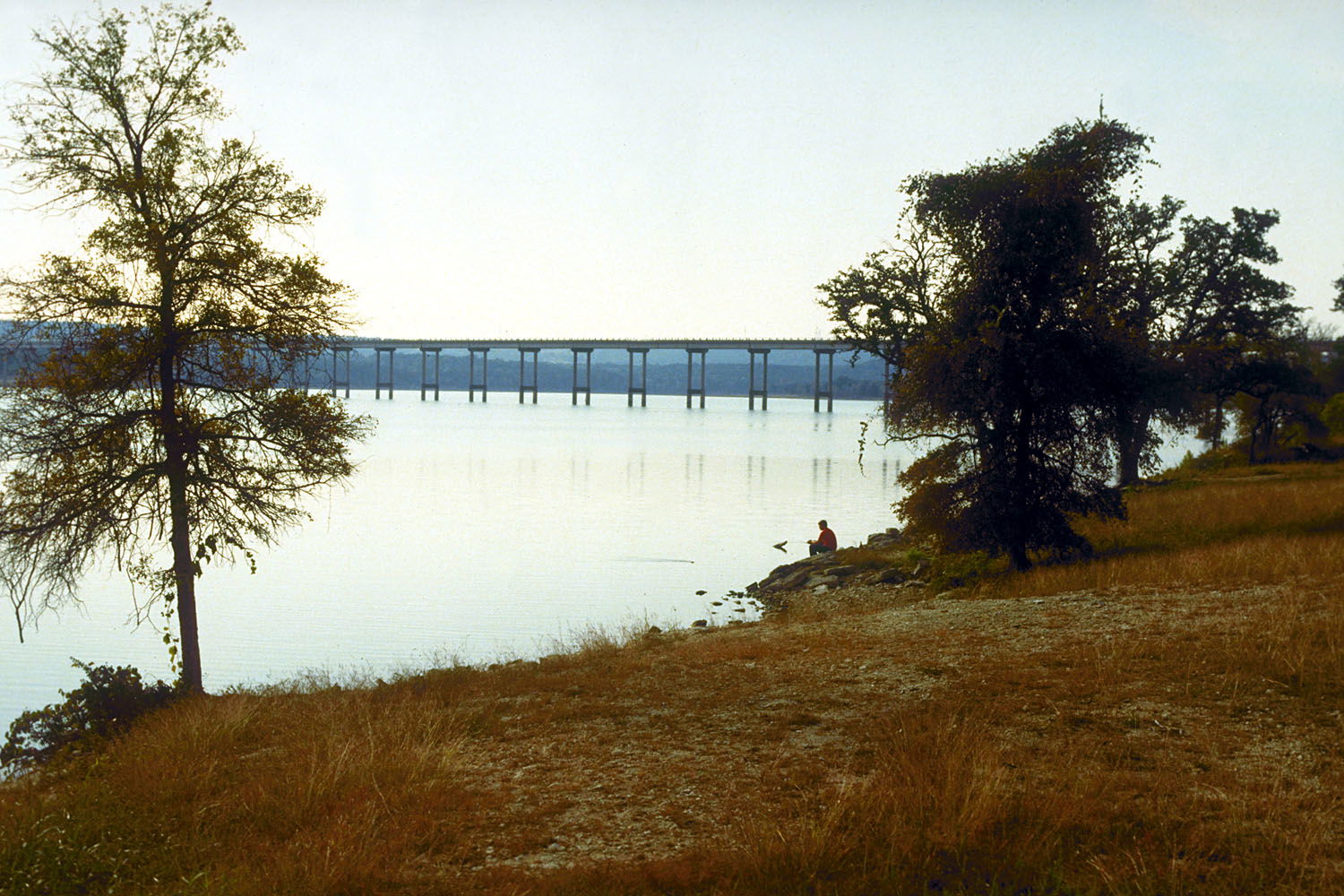 Stillhouse Hollow Lake on the Lampasas River in Bell County, Te…