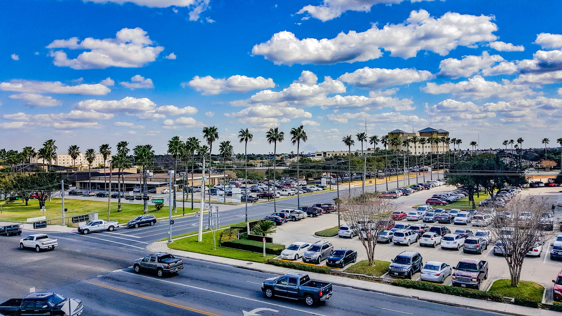 Cityscape of Mcallen, TX.  This view is on 2nd and Ridge Road i…