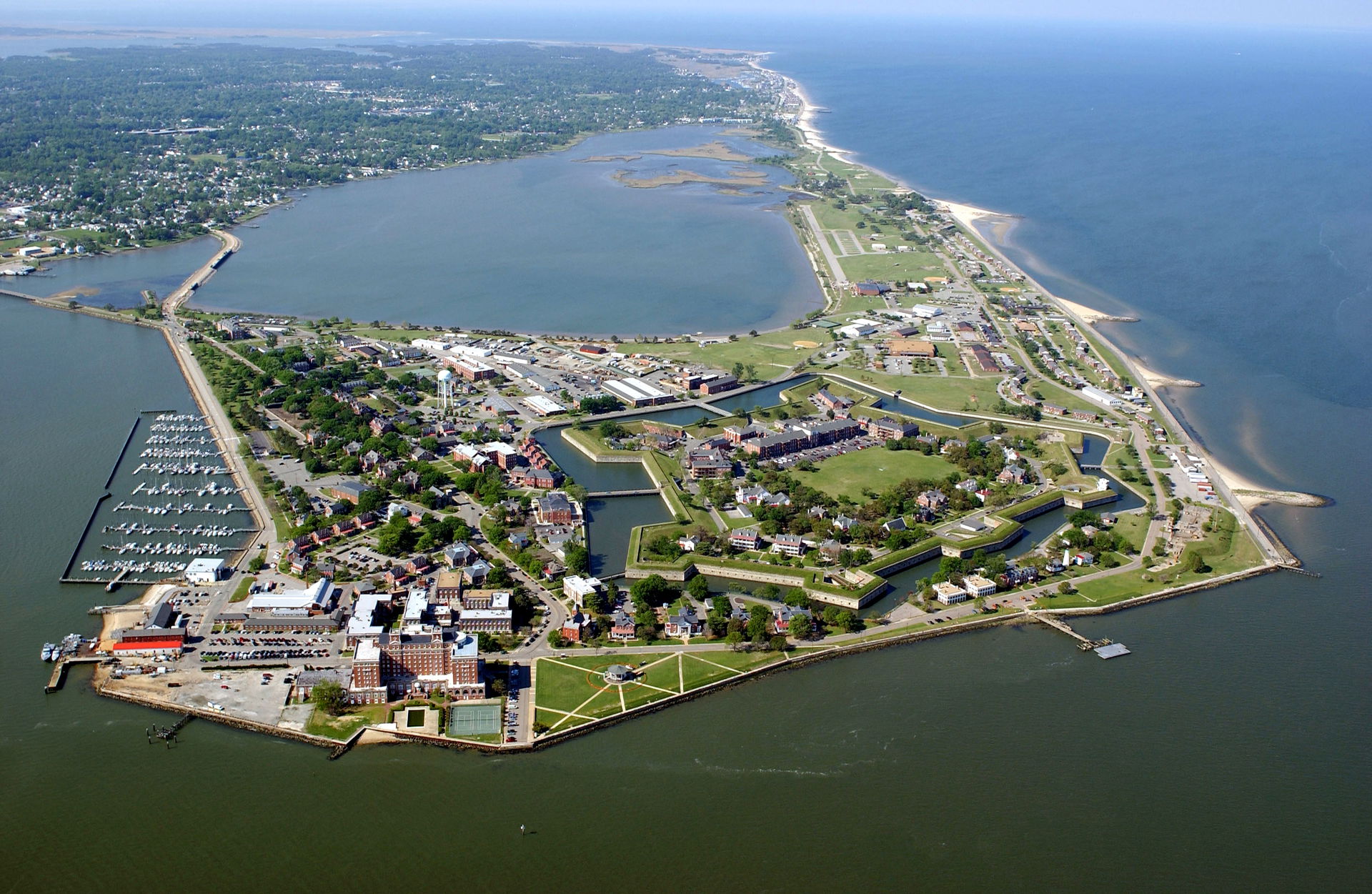 Fort Monroe, Virginia, from the Air
US Army Photo