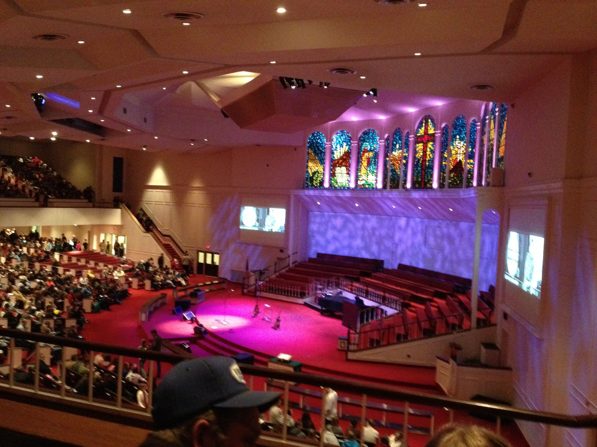 Interior of sanctuary of College Nazarene Church in Olathe, Kan…