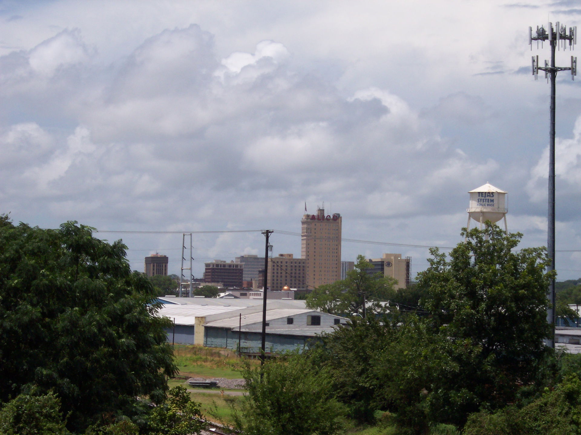 Downtown Waco from Interstate 35.