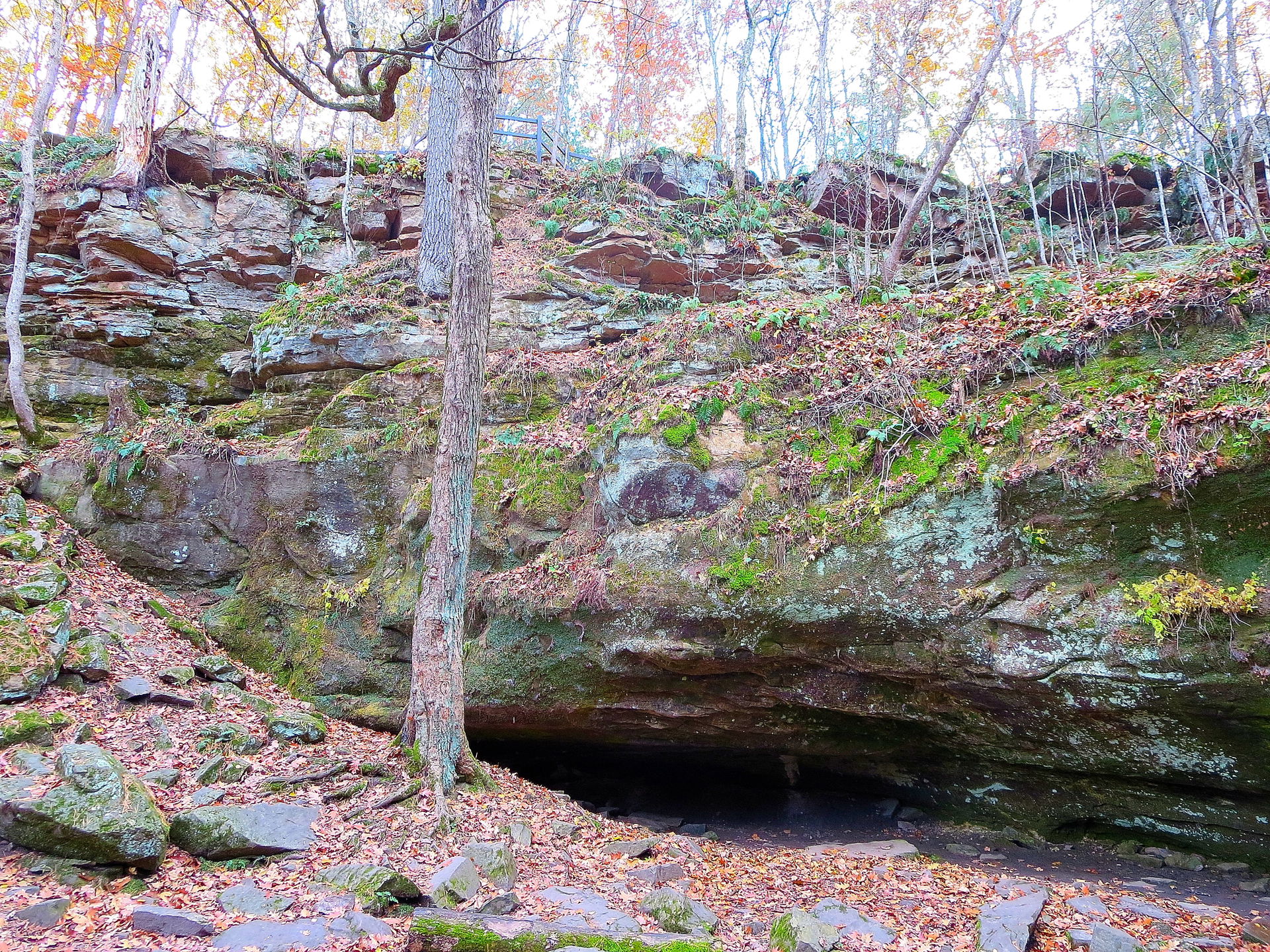 Cave in Governor Dodge State Park