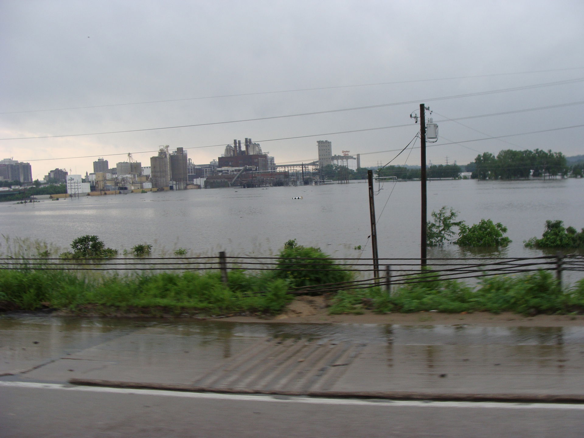 There is a small lake in Cedar Rapids with a small island with …