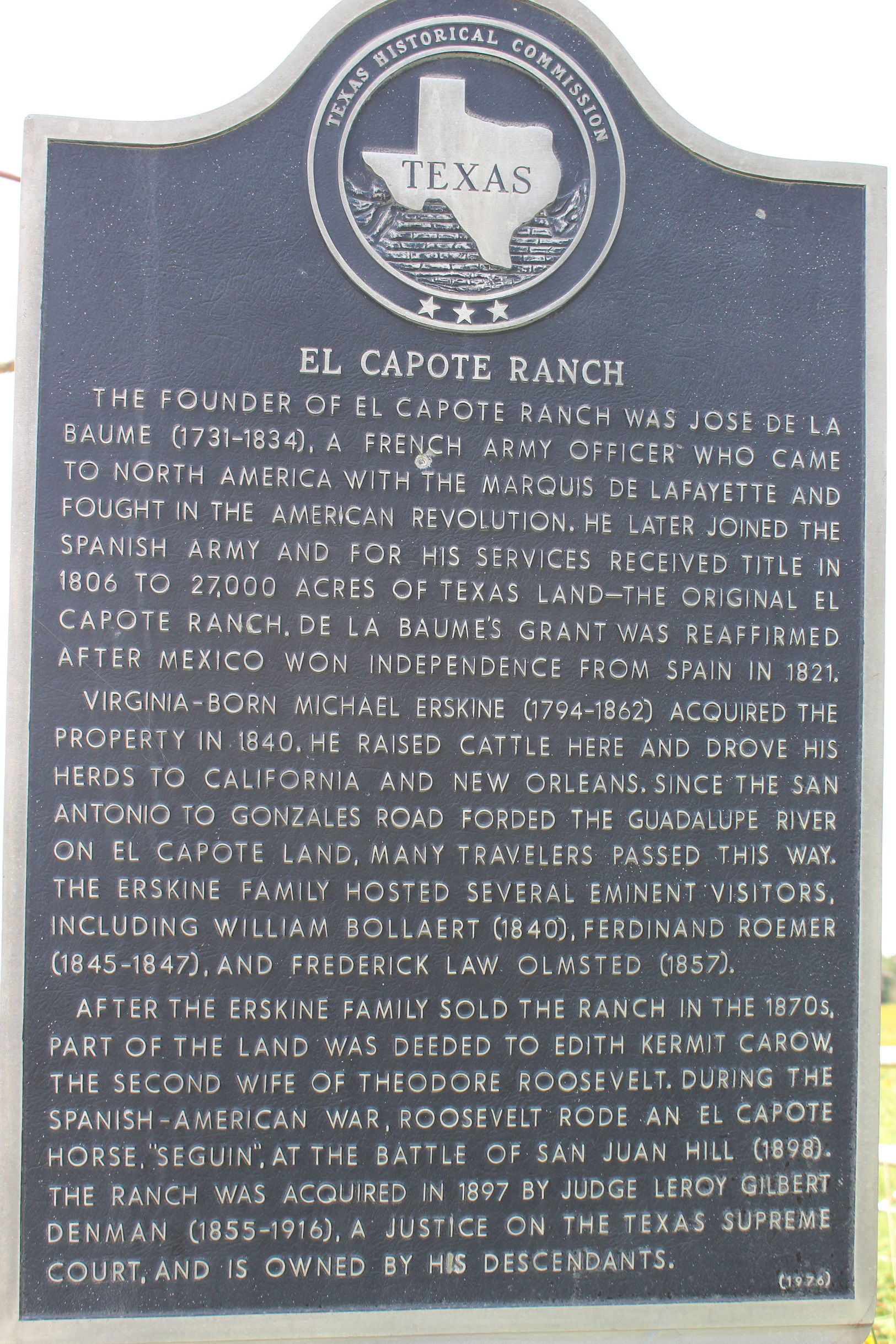 El Capote Ranch. The founder of El Capote Ranch was Jose De La …