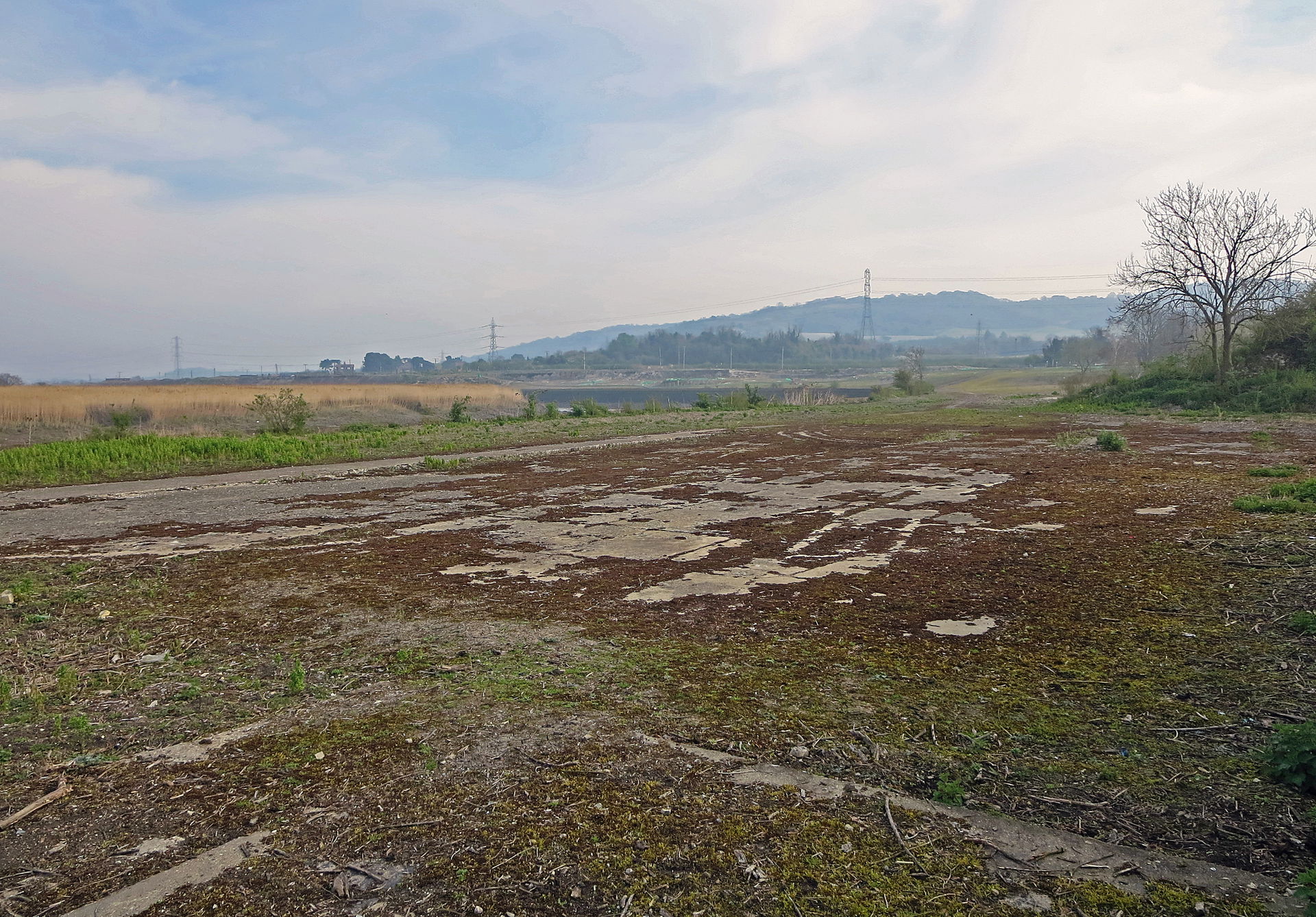 Paved area: West Kent cement plant