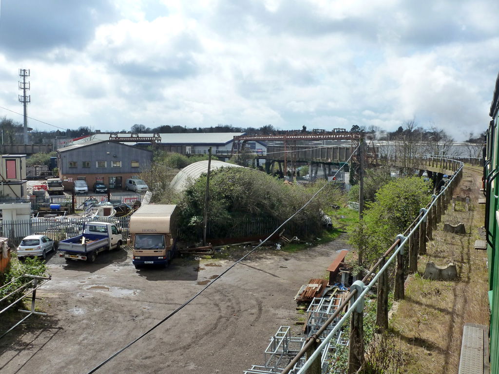 Industrial area by Milton Creek