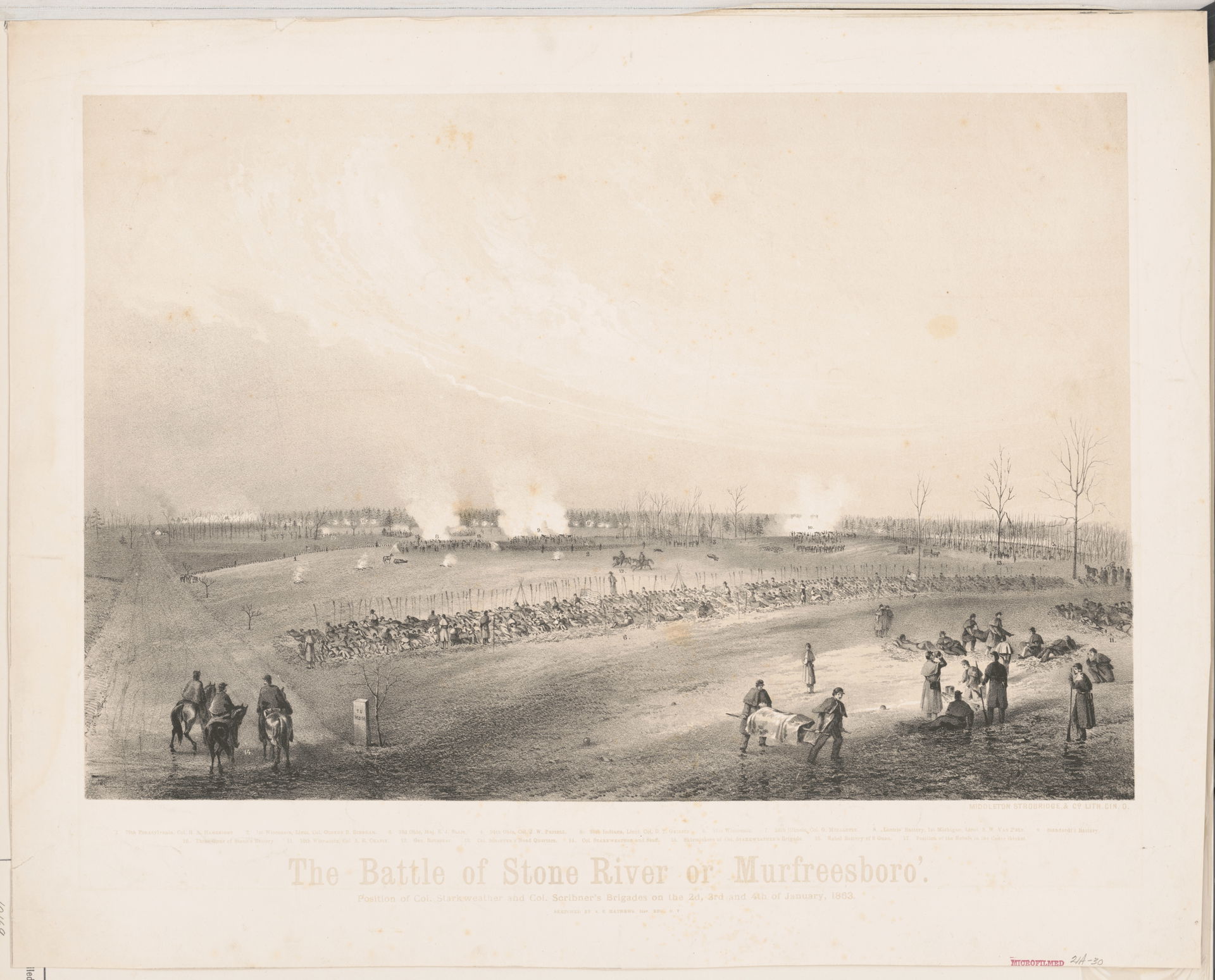 Title: The  battle of Stone River or Murfreesboro'
Physical des…