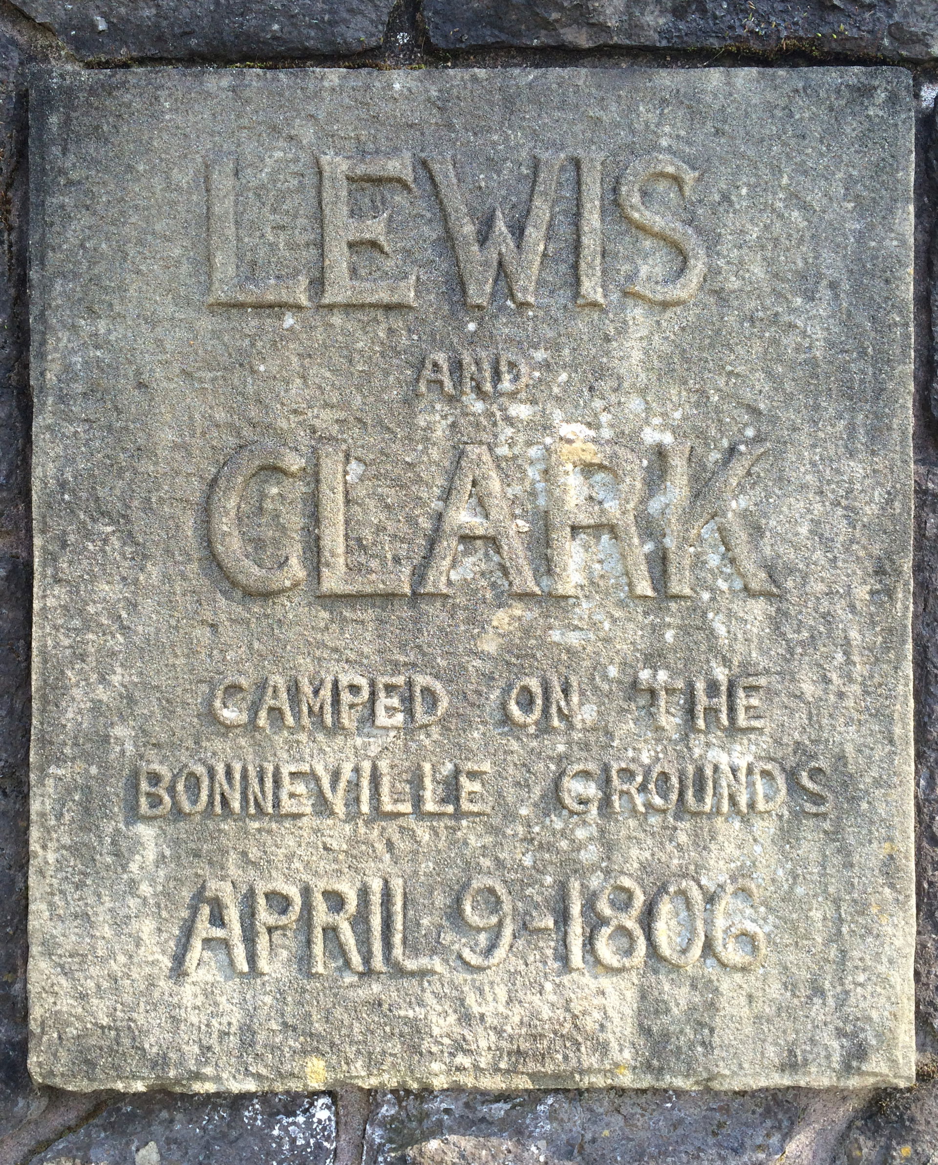 "Lewis &amp; Clark camped on the Bonneville grounds April 9-180…