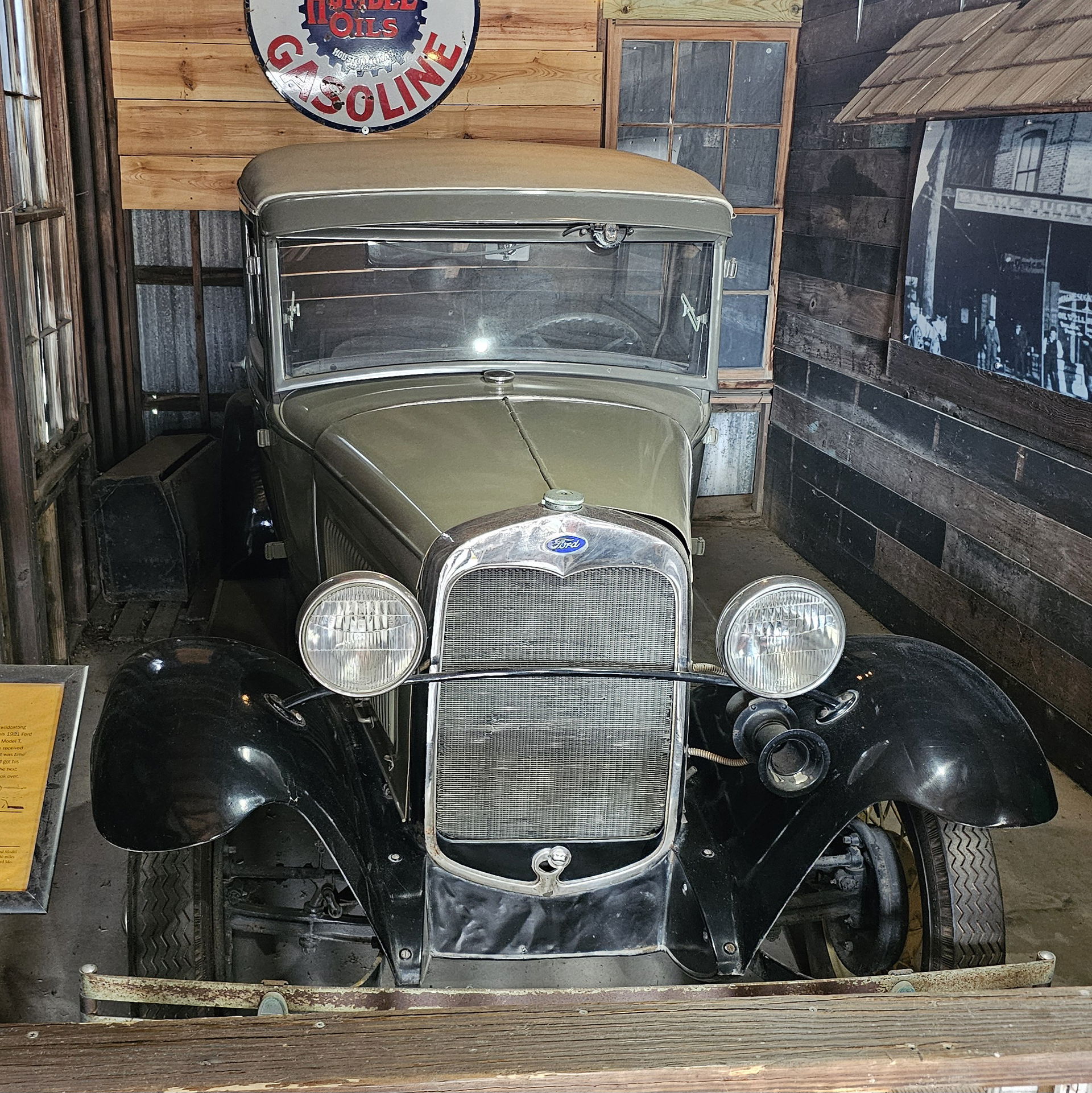 A 1930 Ford Model A, formerly owned by Pattillo Higgins, on dis…