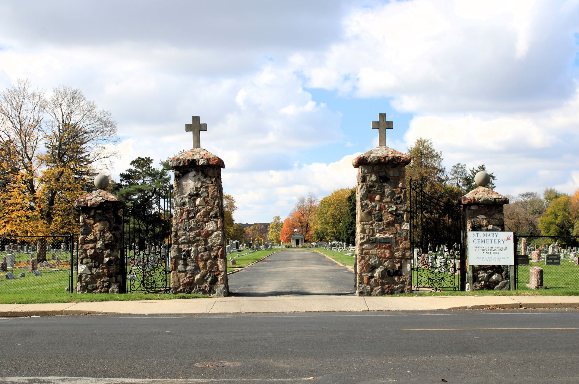 St. Mary's Cemetery in West Peoria, Illinois.