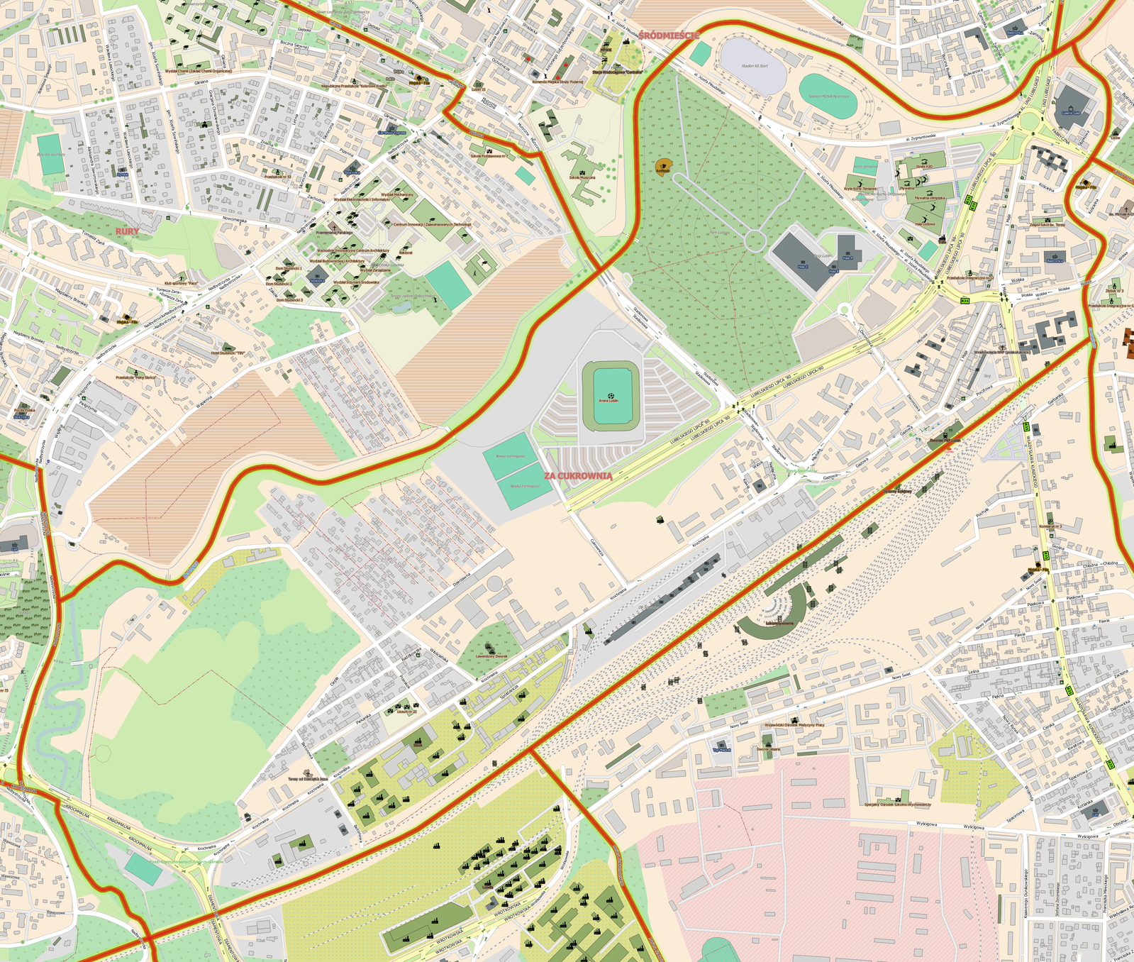 Za Cukrownią district