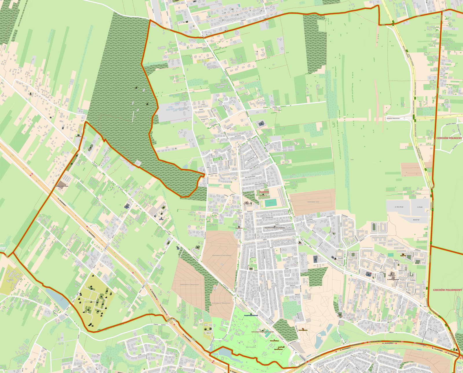 Sławin district