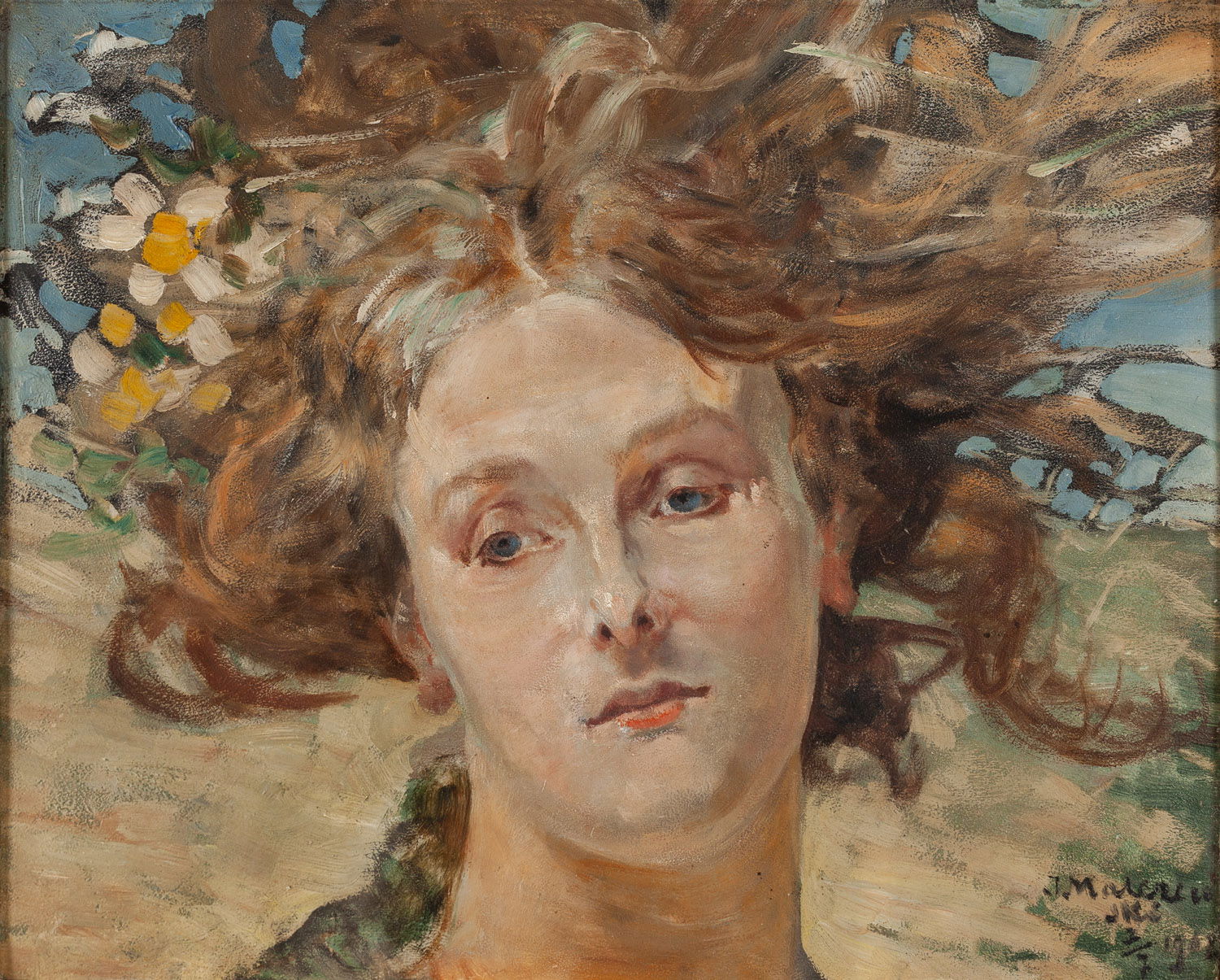 Primavera, 1903, olej/tektura, 32,5 x 40,5 cm (w świetle oprawy…