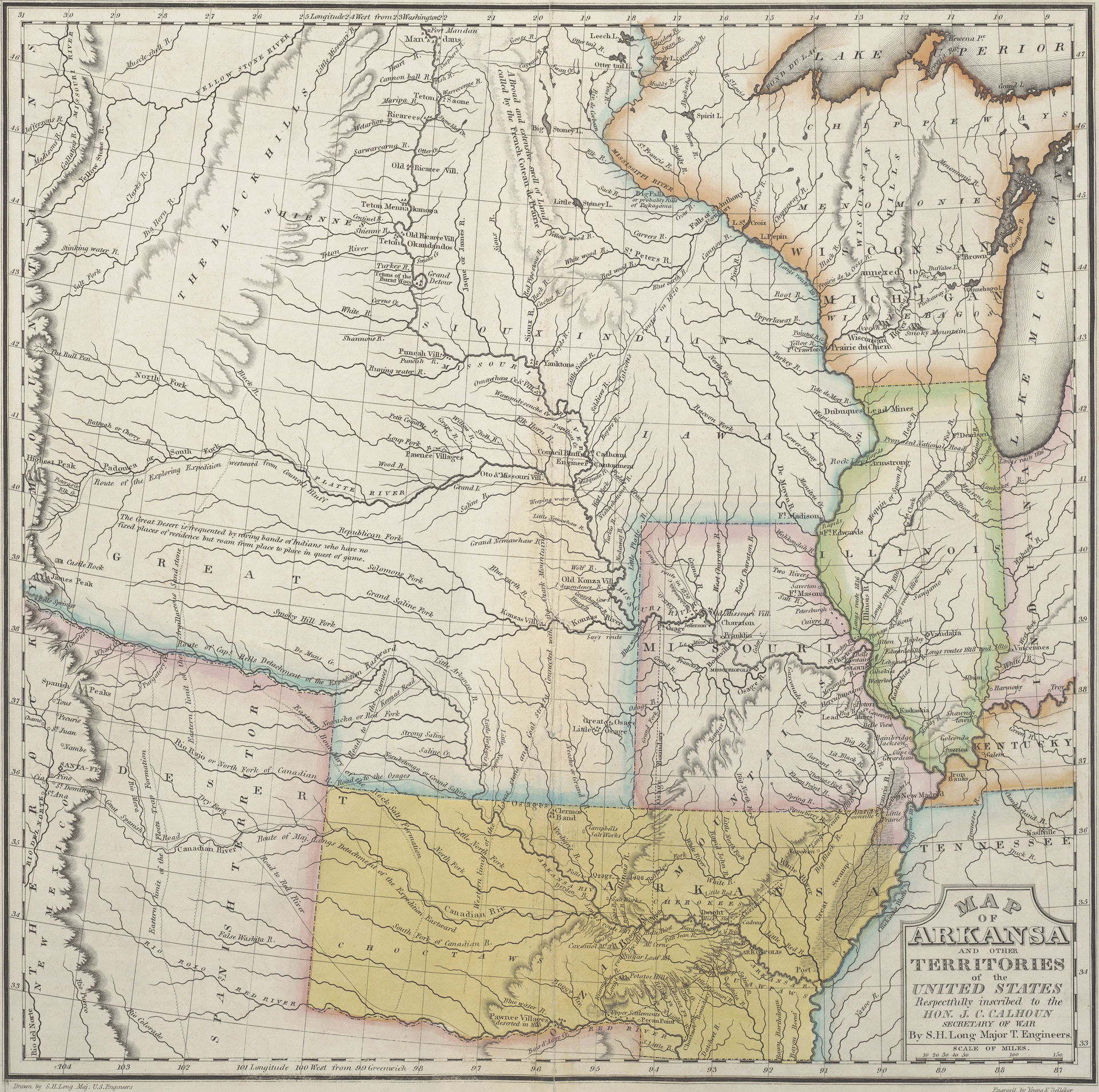 The confusing routes of several explorations led by U.S. Army E…