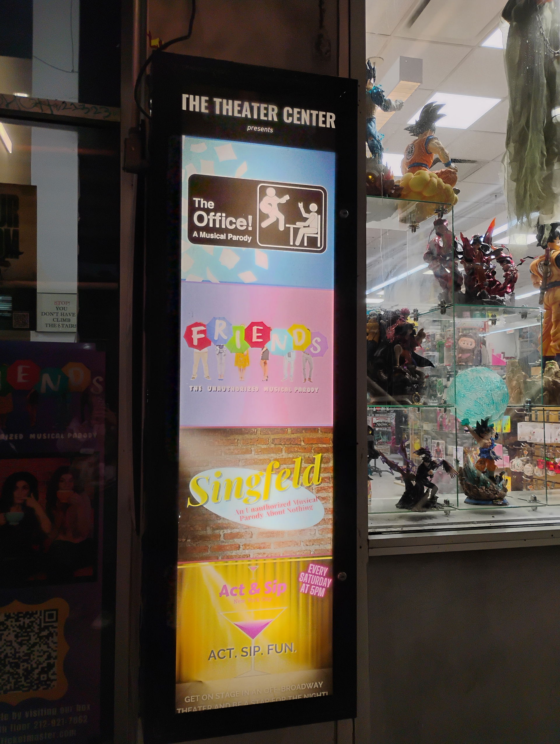 Visiting Times Square Broadway at night in New York City, Unite…