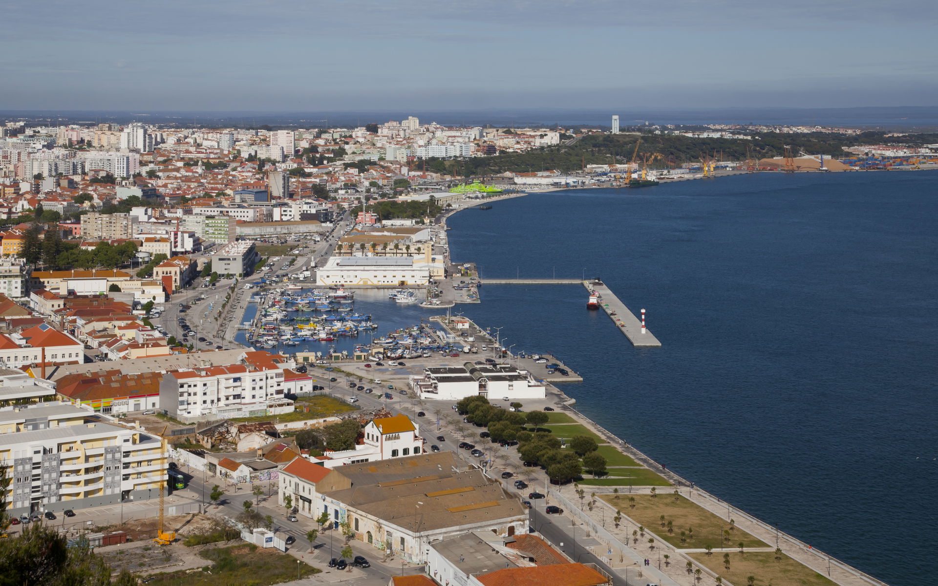 View of Setubal from the Fort of Saint Philip, Portugal