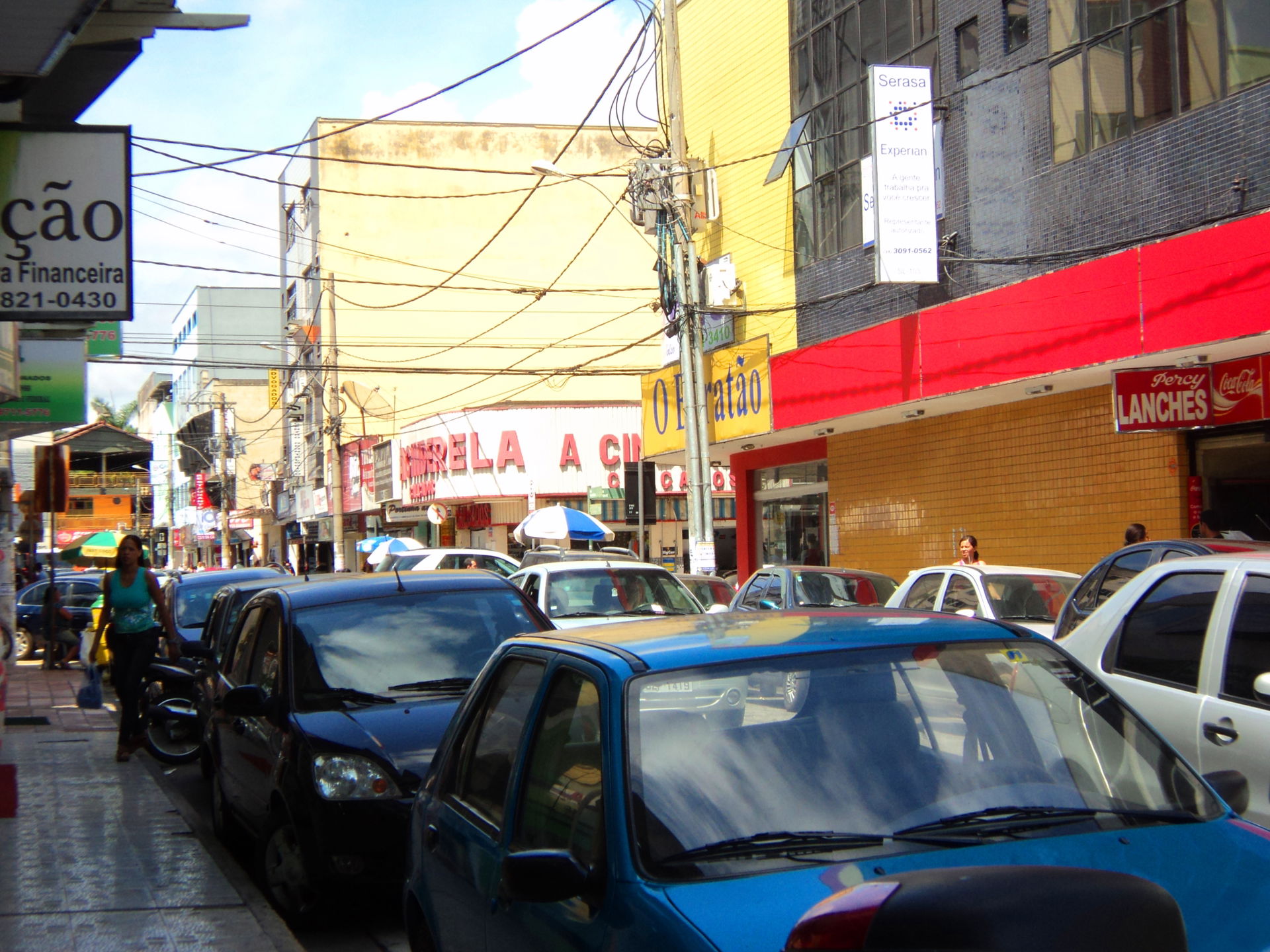 Ponte Nova Street, in Ipatinga, Minas Gerais, Brazil.