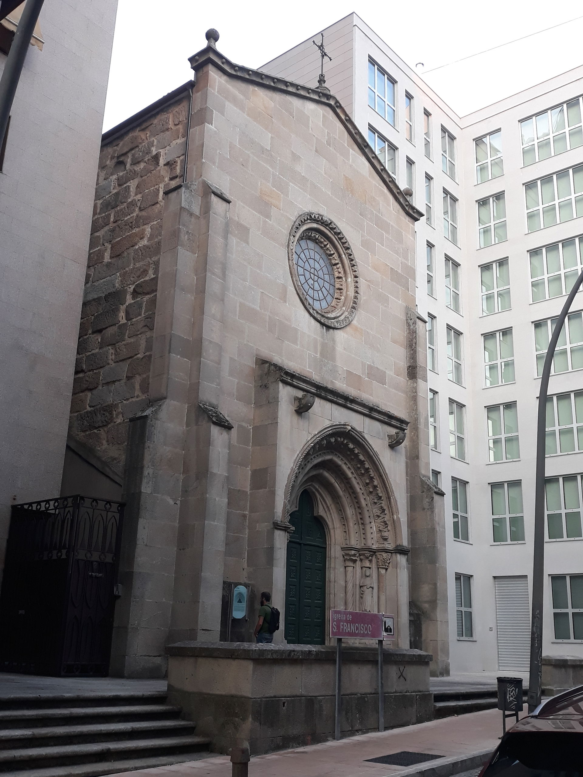 The Church of St. Francis in Ourense, Galicia, Spain.
