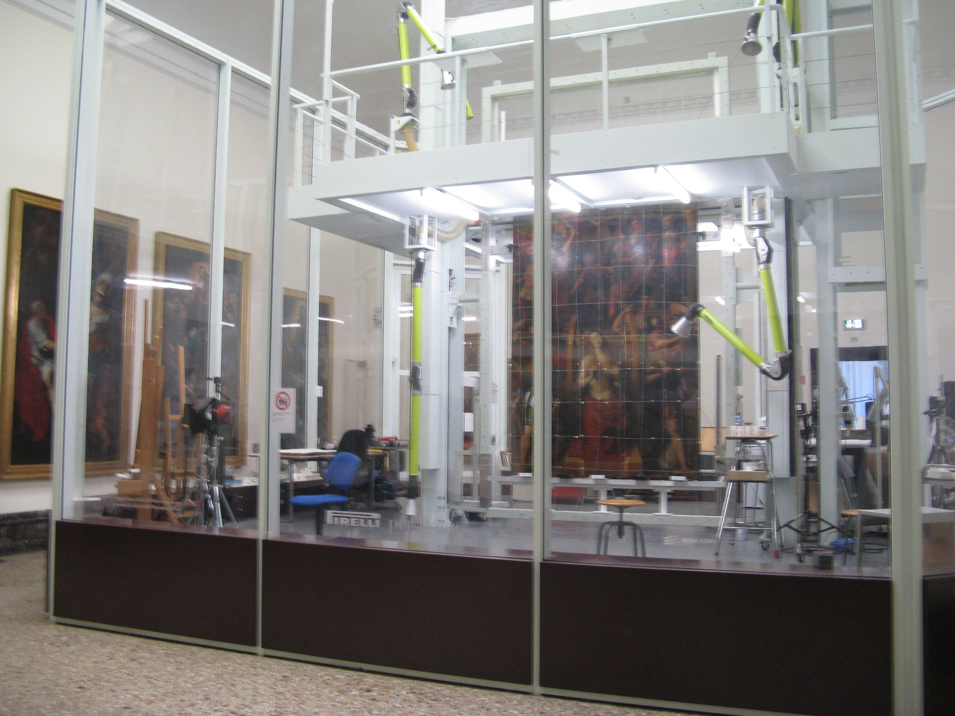 Restoration laboratory-Pinacoteca di Brera (Milan)