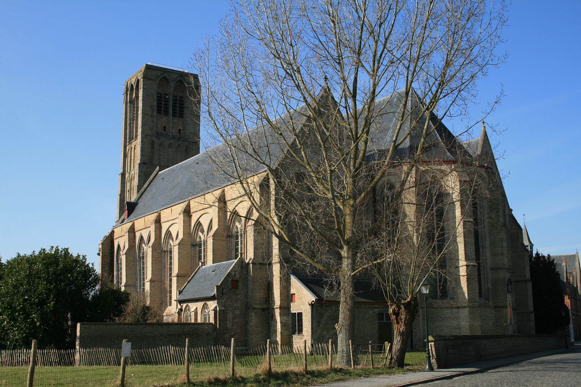 Damme (Belgium), Nave and apsis of the Church of Onze-Lieve-Vro…