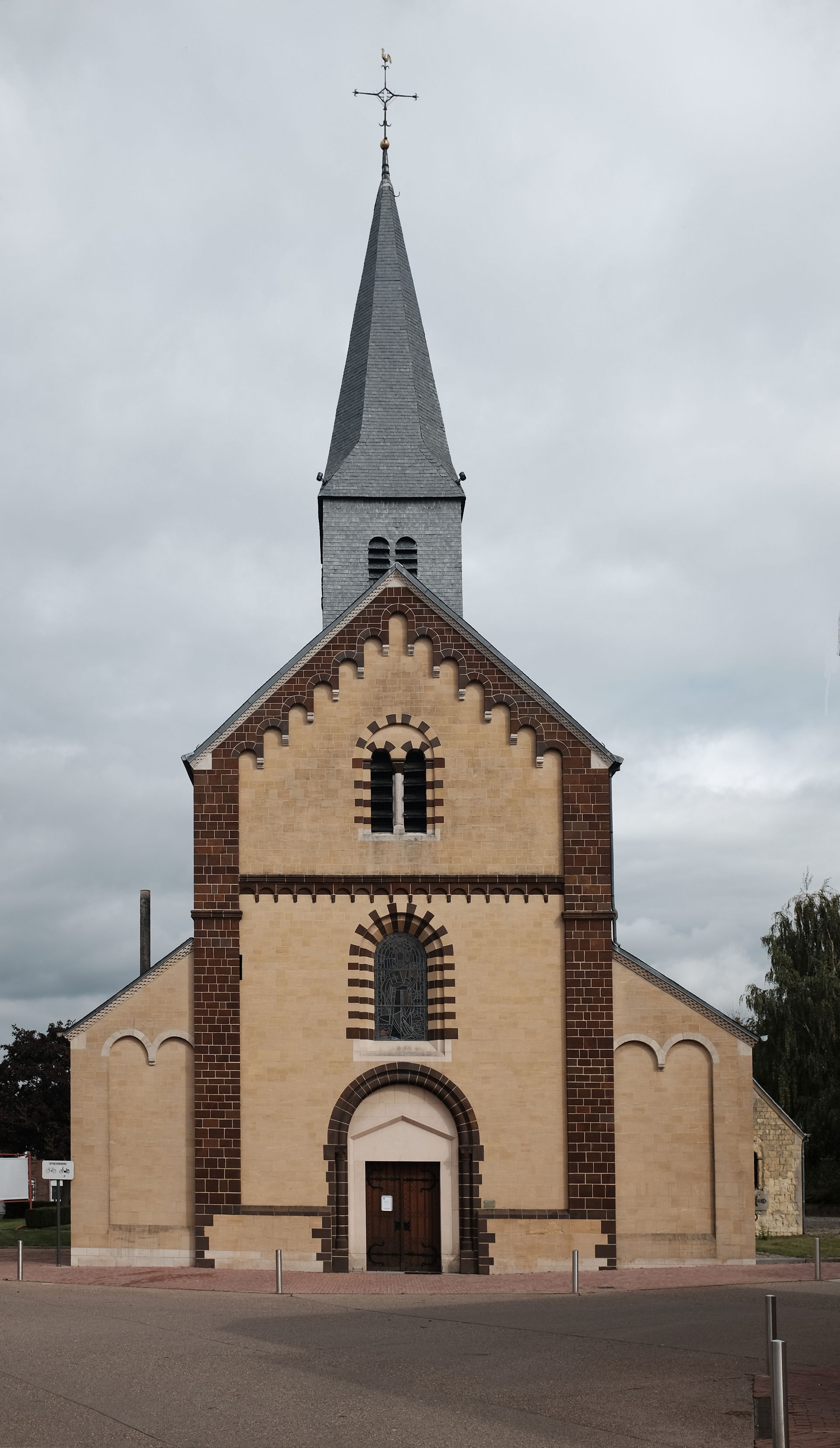 Saint-Peter's, 12th century Roman church, heavily restored in t…