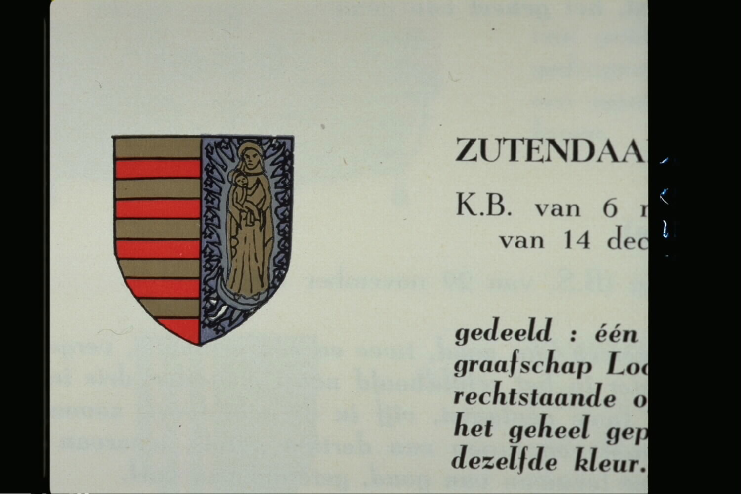 Zutendaal Wapenschild