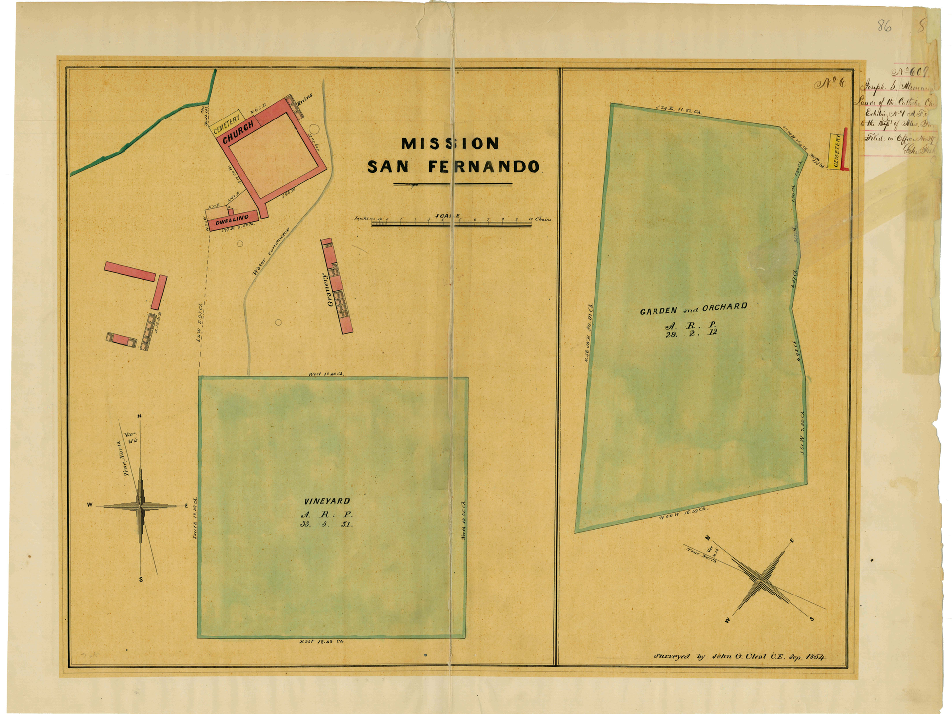Mission San Fernando land claims 1854
HOFFMAN TABLE OF LAND CLA…