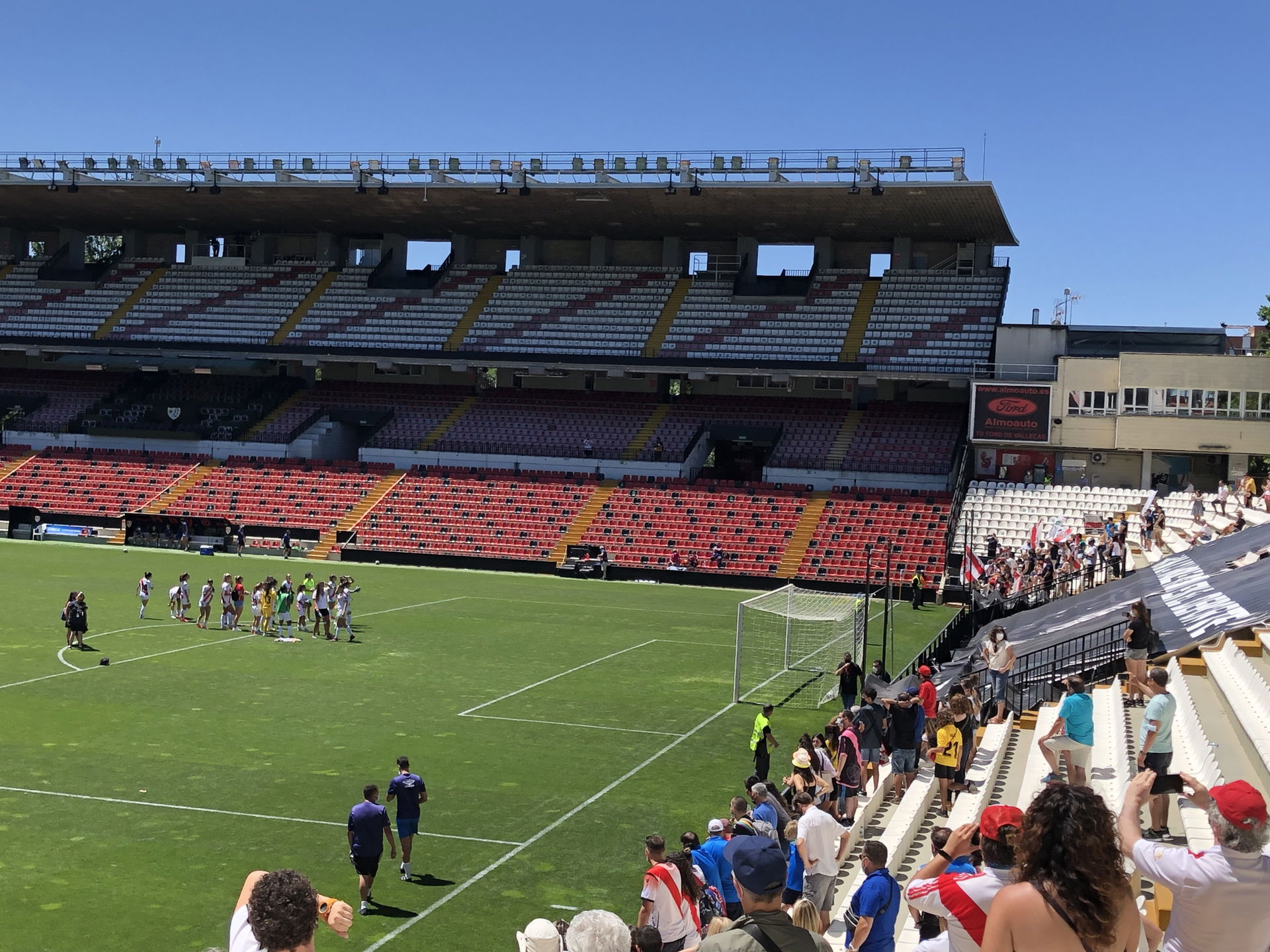 Estadio de Vallecas, lugar donde el Rayo Vallecano disputa sus …