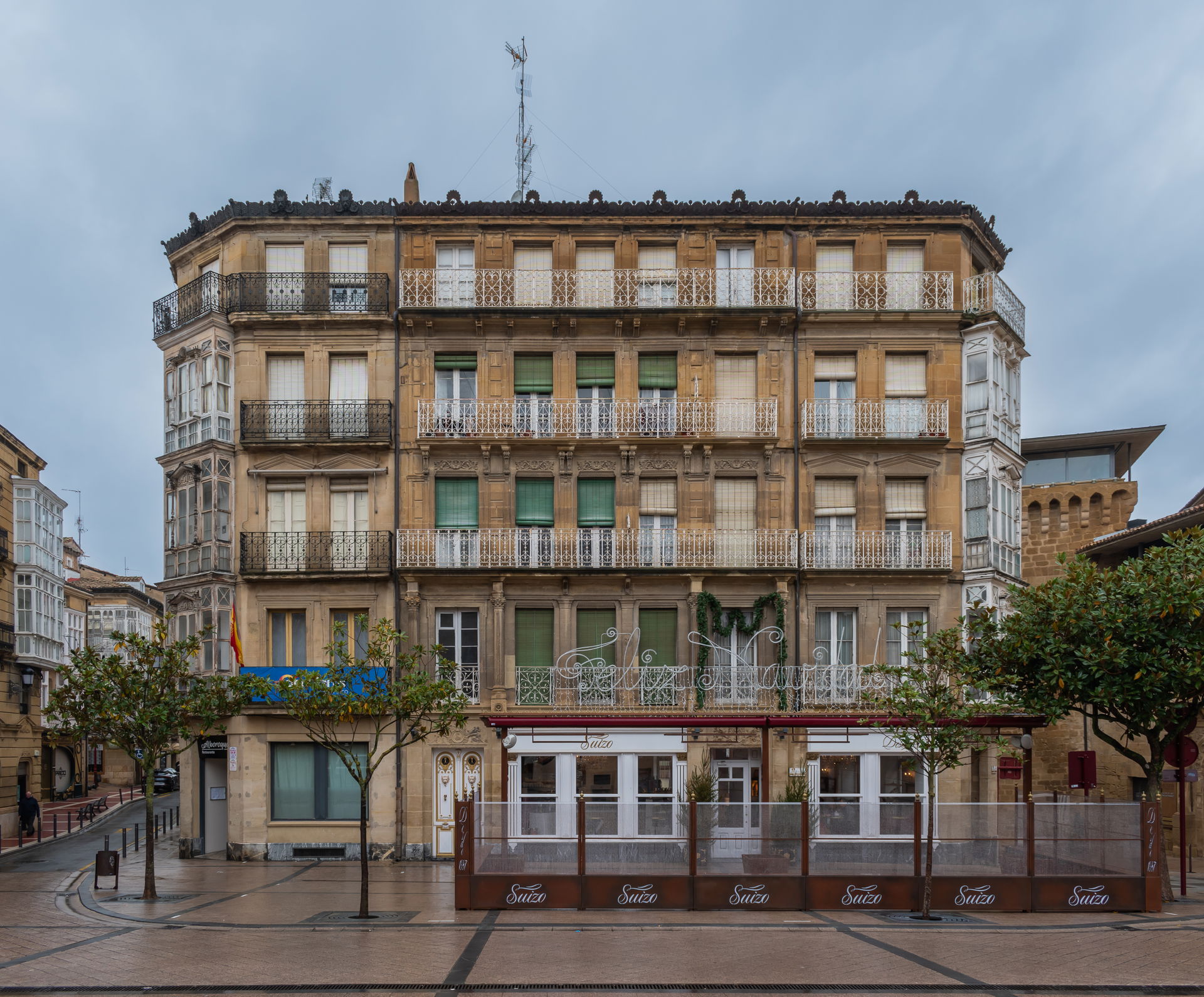 Building at Plaza de la Paz 8 – old town of Haro, La Rioja, Spa…
