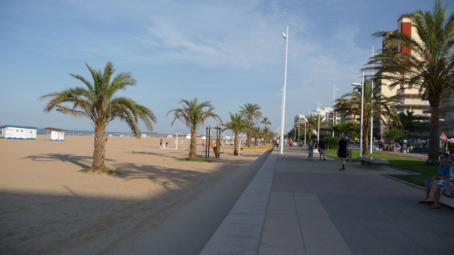 Gandia Beach (Platja) view 1
