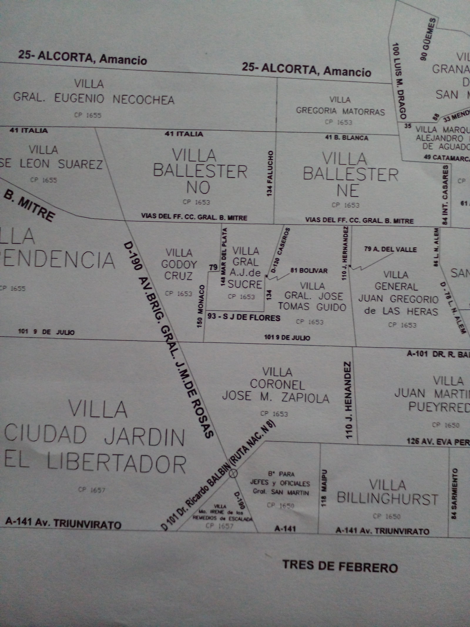 Barrios Centrales district