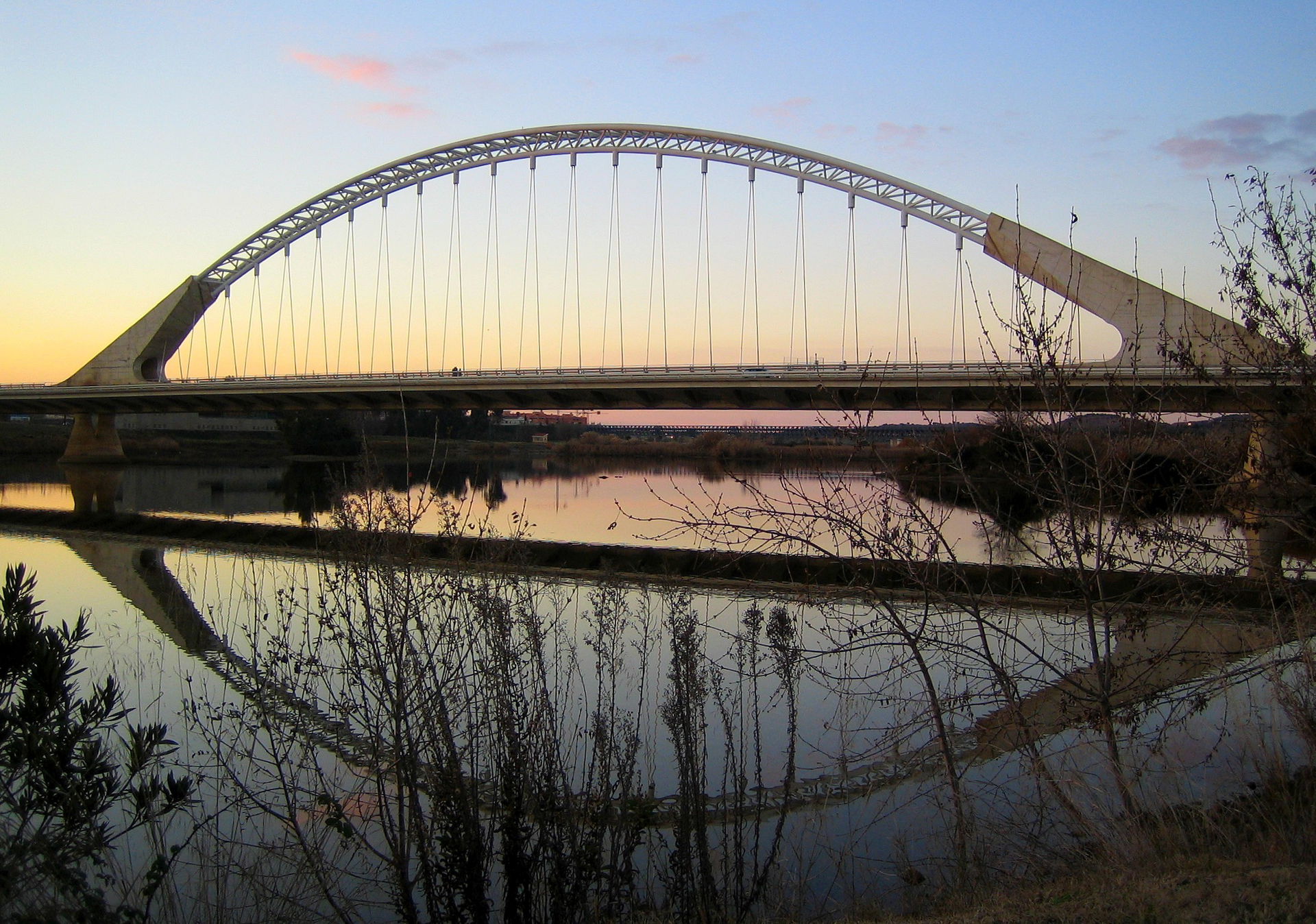 Puente Lusitania view 2