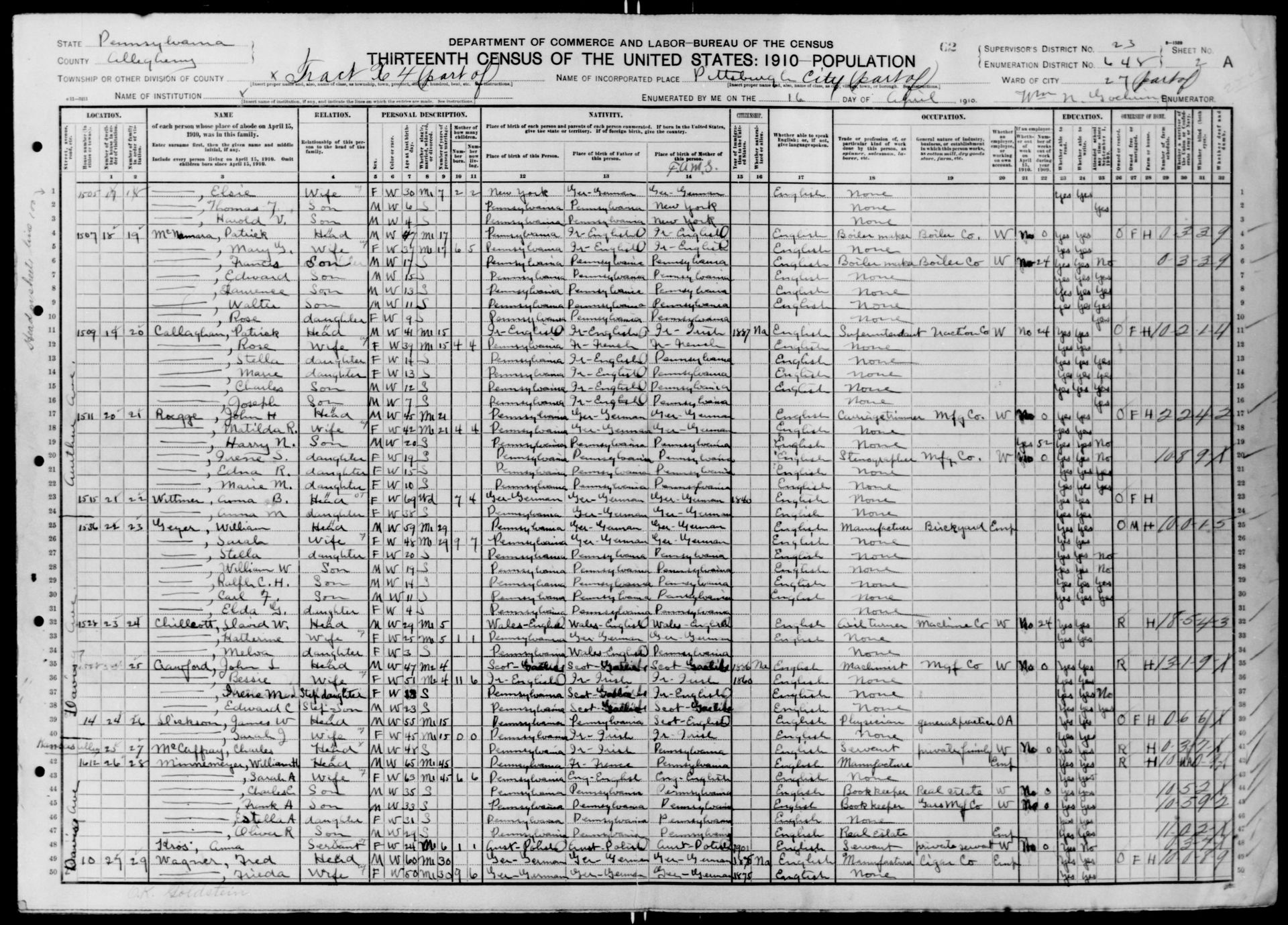 Surname, Given Name; Family Number; Age; Birth Year; Place of B…