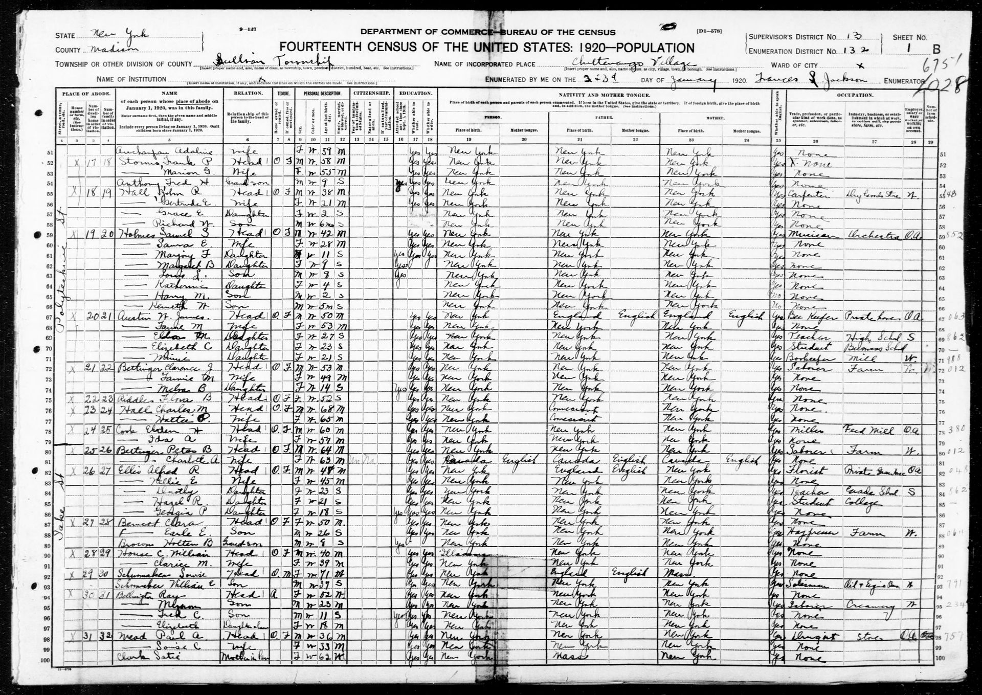 Surname, Given Name; Family Number; Age; Birth Year; Place of B…