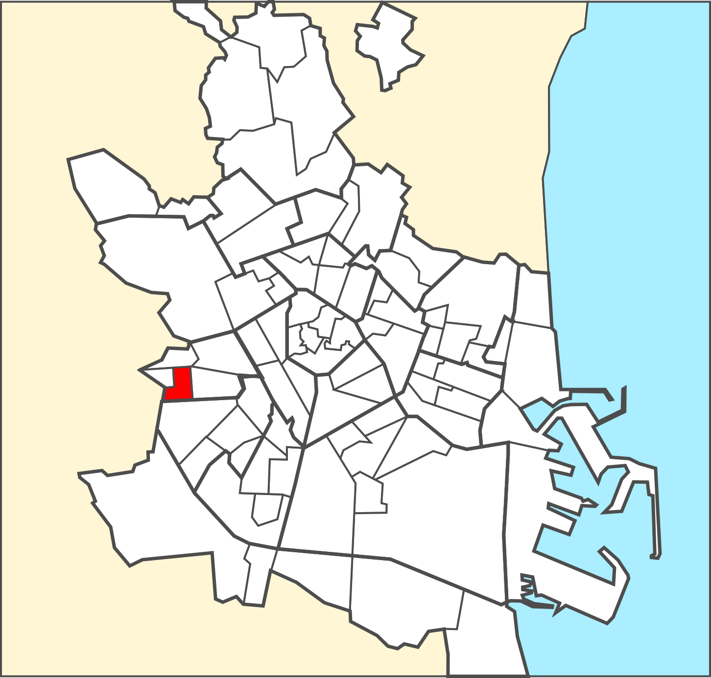 La Fontsanta district