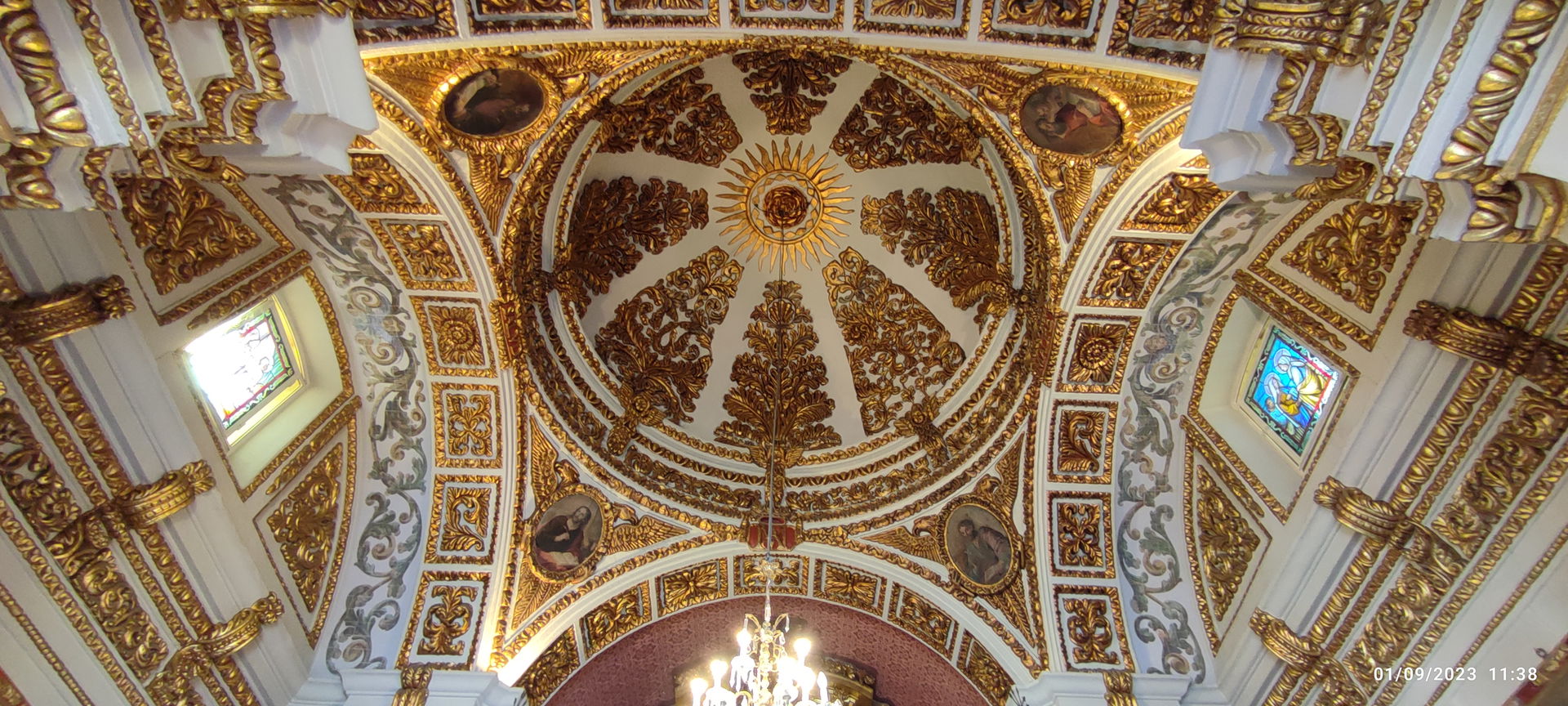 Decoración de la ermita de la salud de Plasencia