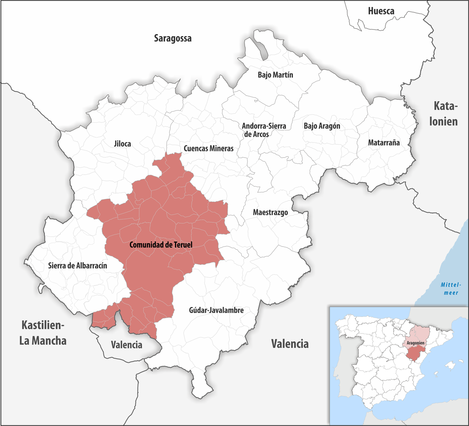 Comunidad de Teruel district