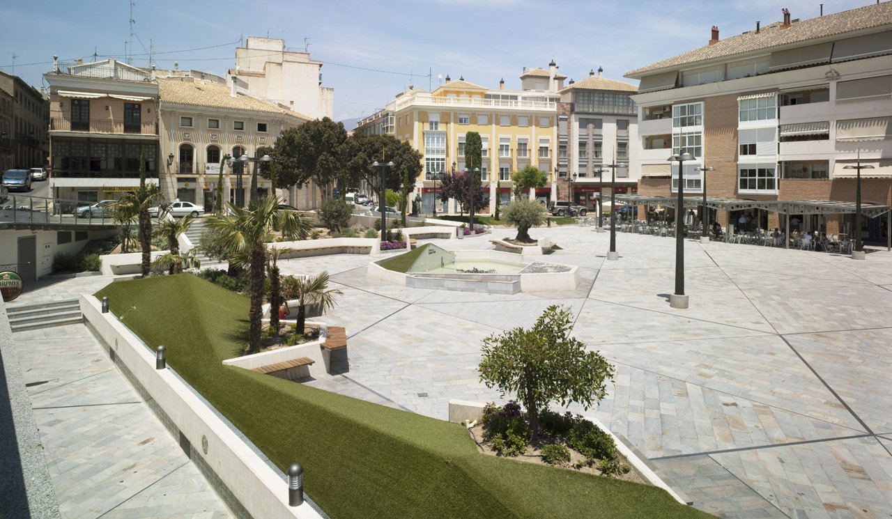 Main square of Totana
