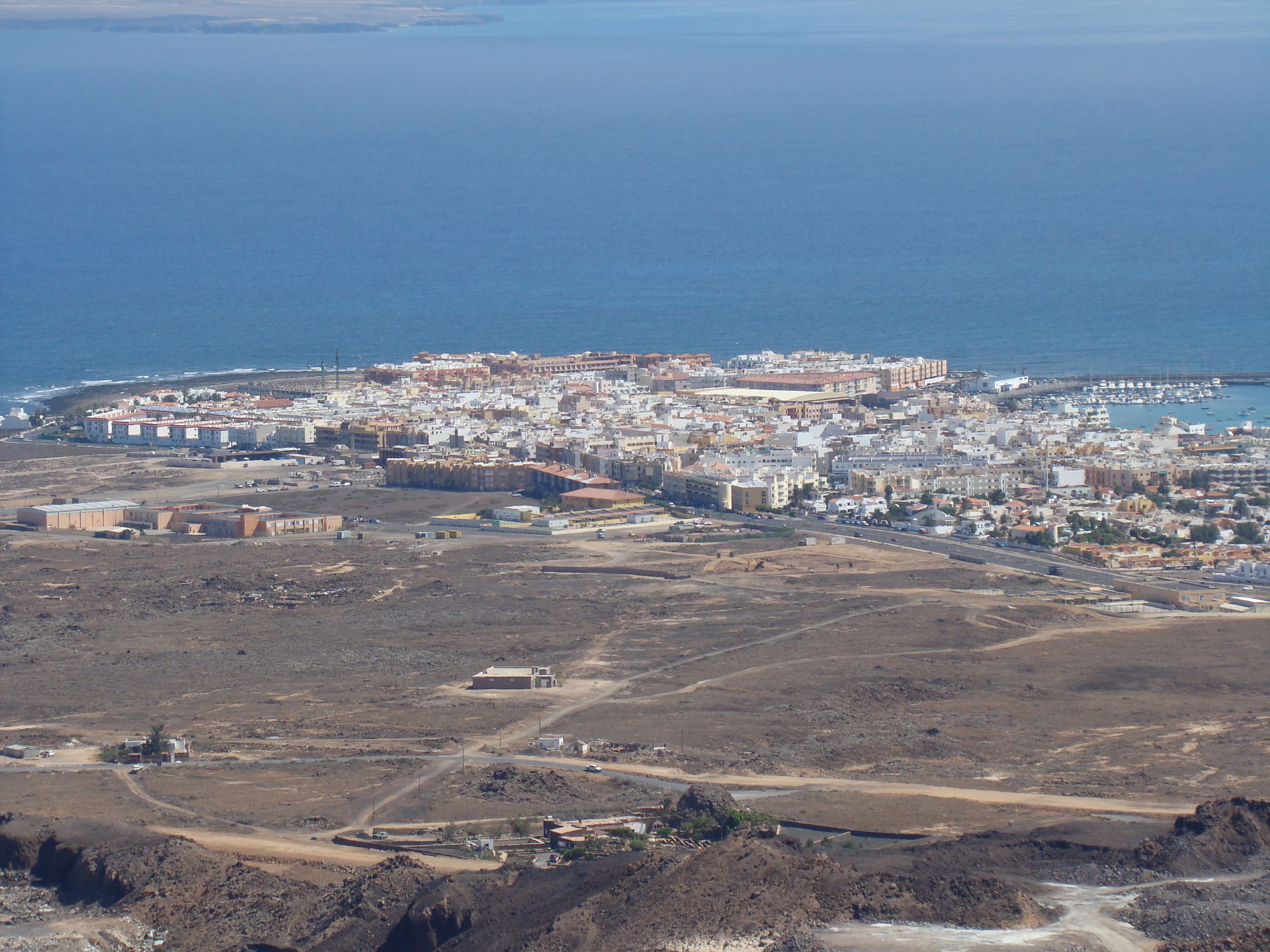 Corralejo from Bayuyo volcano