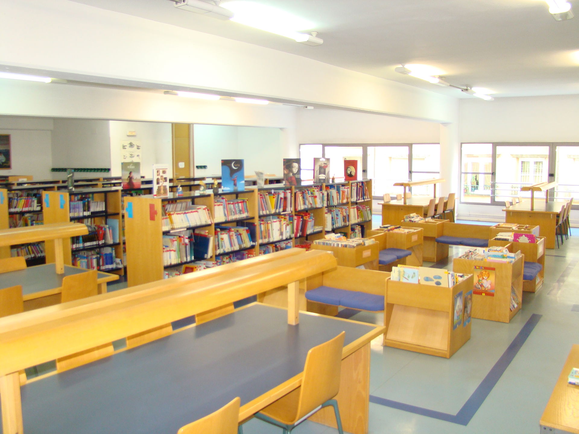 Detalle de la sala infantil de Lugones